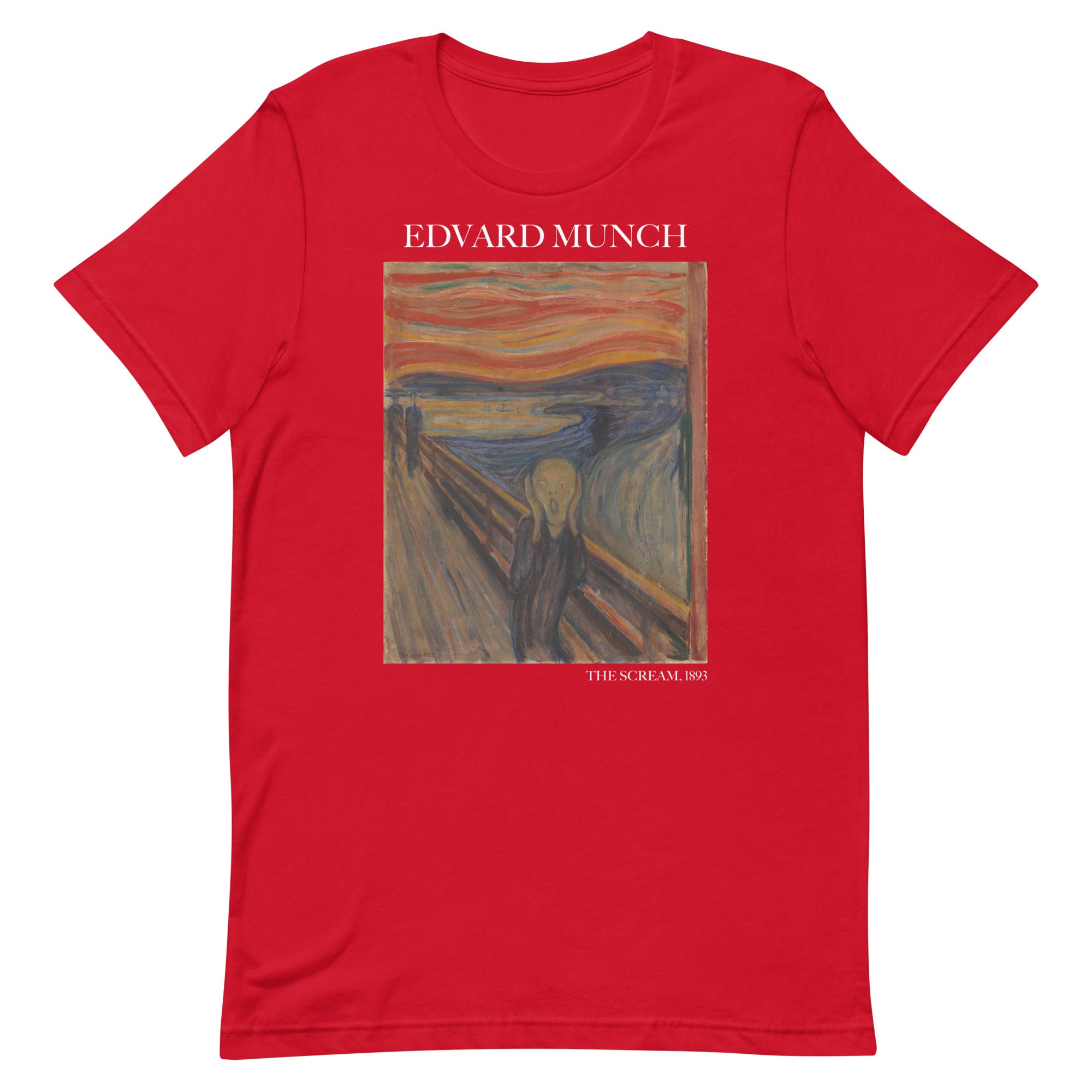 Edvard Munch 'The Scream' Famous Painting T-Shirt | Unisex Classic Art Tee
