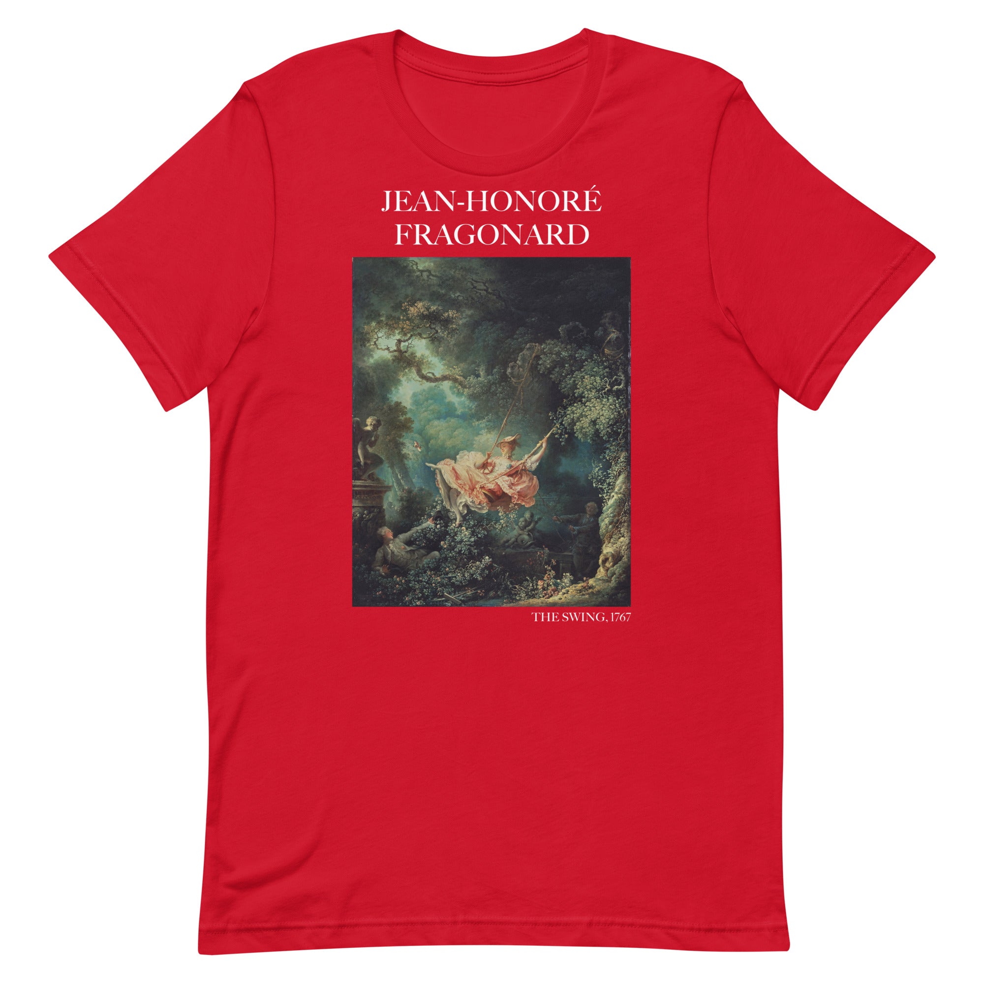 Jean-Honoré Fragonard 'The Swing' Famous Painting T-Shirt | Unisex Classic Art Tee