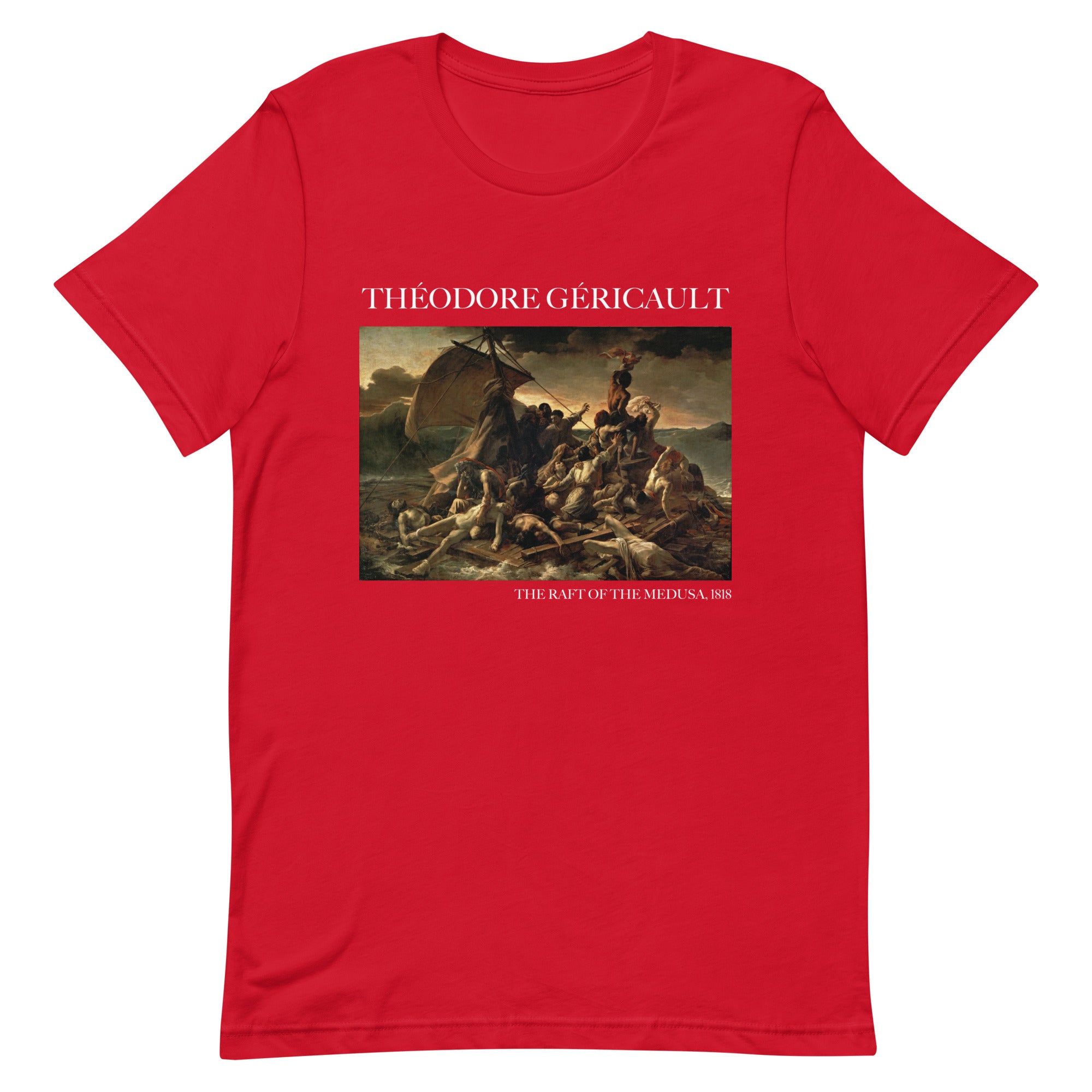 T-Shirt mit berühmtem Gemälde „Das Floß der Medusa“ von Théodore Géricault | Unisex-T-Shirt mit klassischem Kunst-Motiv