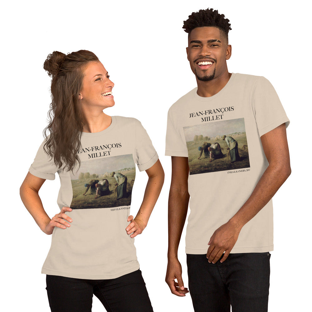 T-Shirt mit berühmtem Gemälde „Die Ährenleserinnen“ von Jean-François Millet | Unisex-T-Shirt im klassischen Kunststil