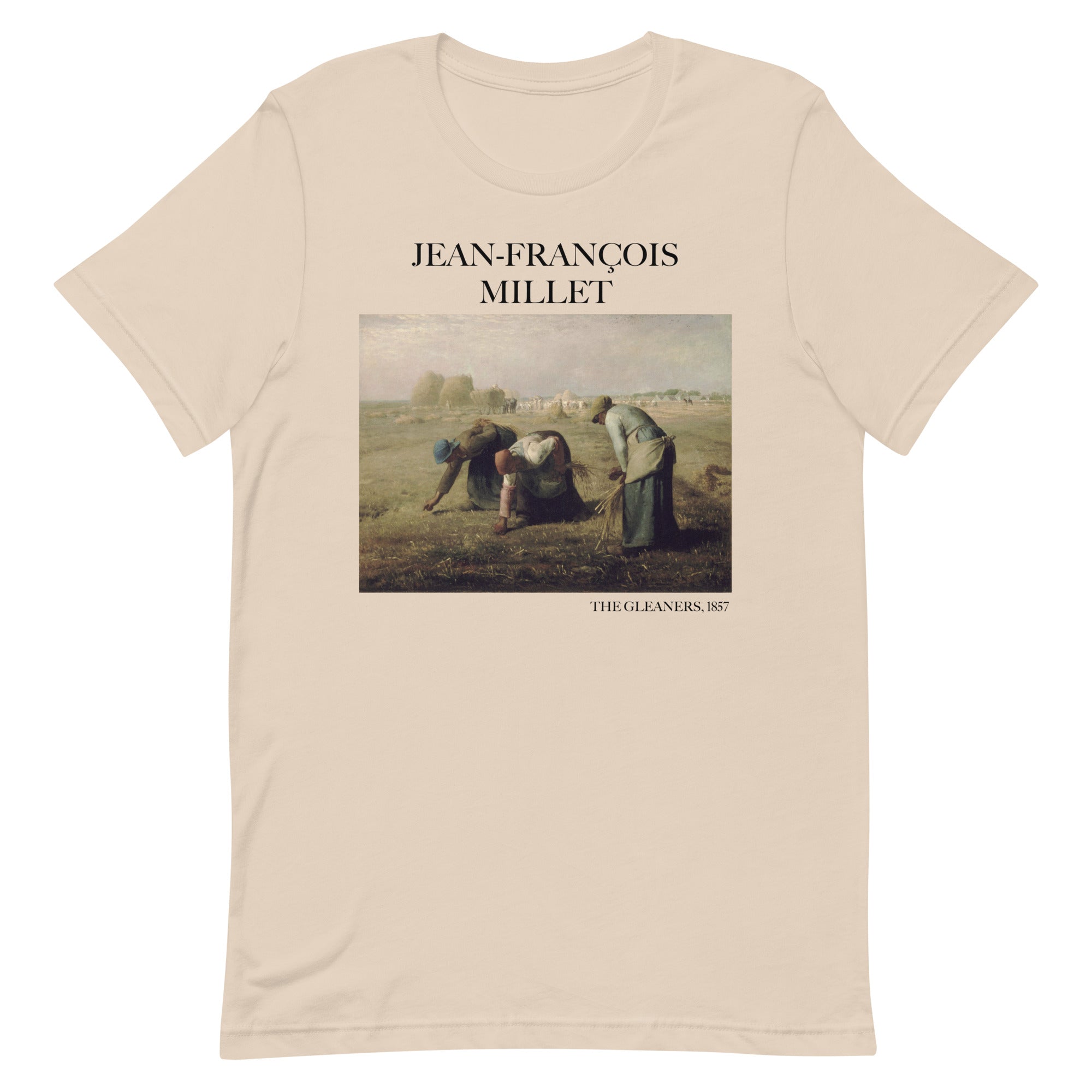 T-Shirt mit berühmtem Gemälde „Die Ährenleserinnen“ von Jean-François Millet | Unisex-T-Shirt im klassischen Kunststil