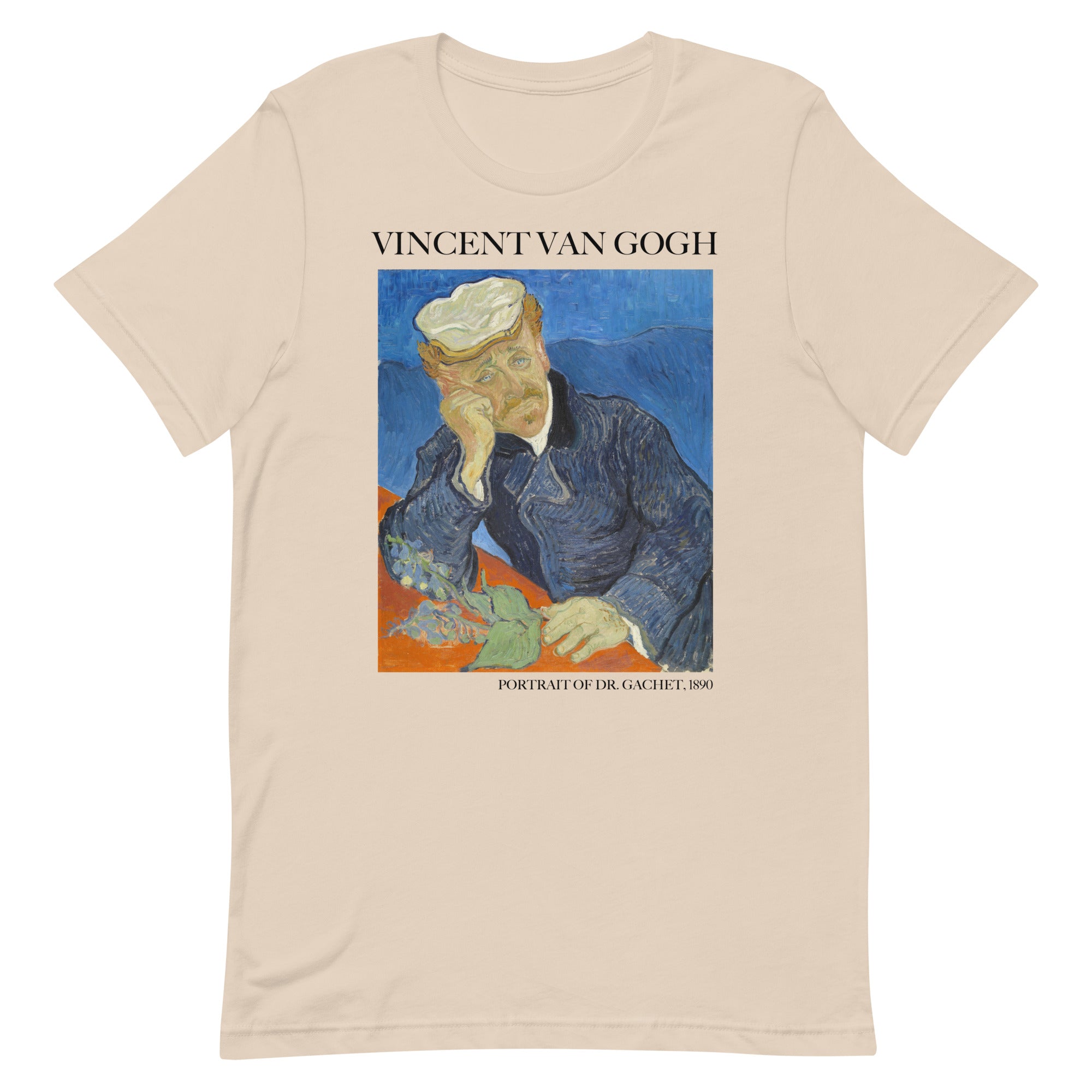 Vincent van Gogh 'Portrait of Dr. Gachet' Famous Painting T-Shirt | Unisex Classic Art Tee