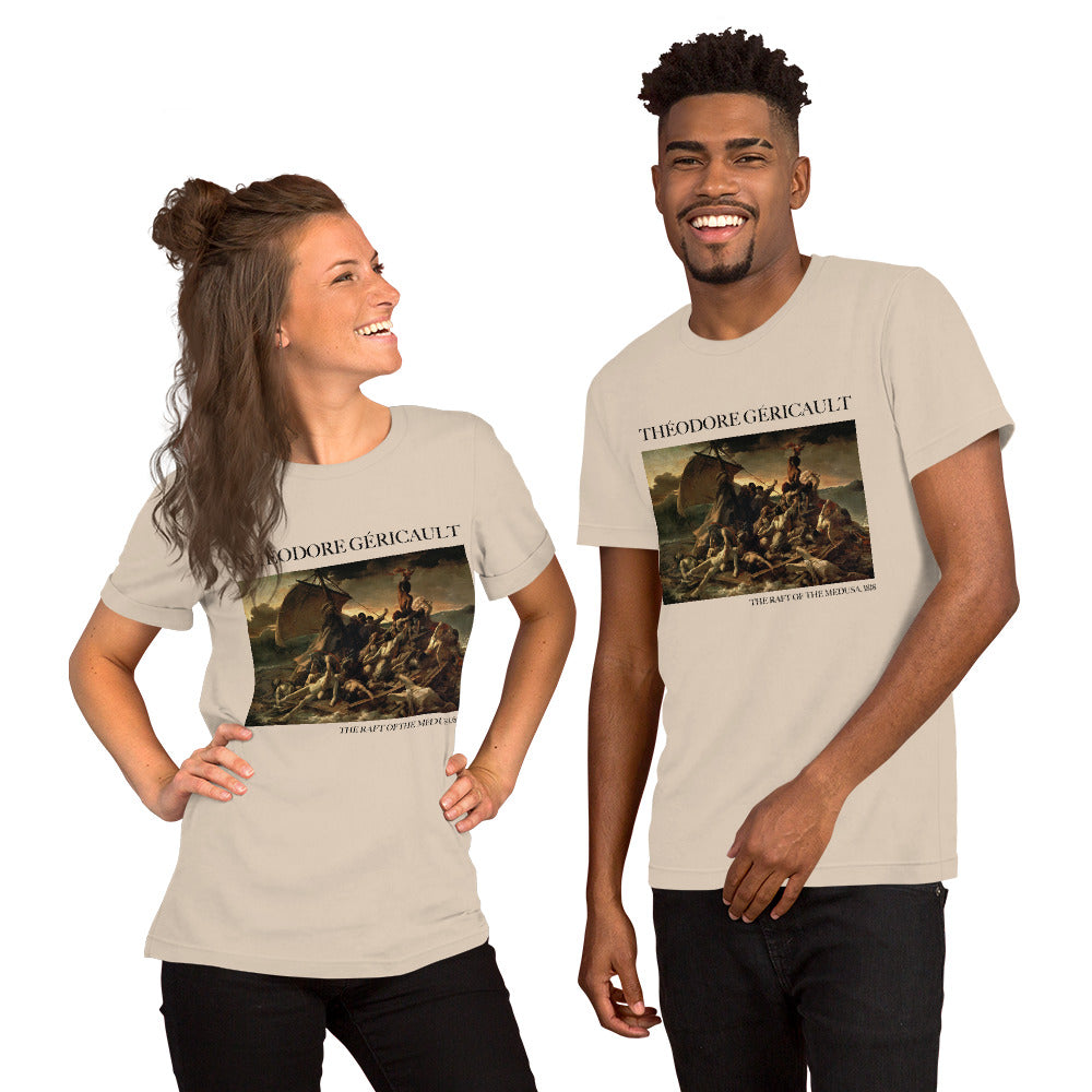 T-Shirt mit berühmtem Gemälde „Das Floß der Medusa“ von Théodore Géricault | Unisex-T-Shirt mit klassischem Kunst-Motiv