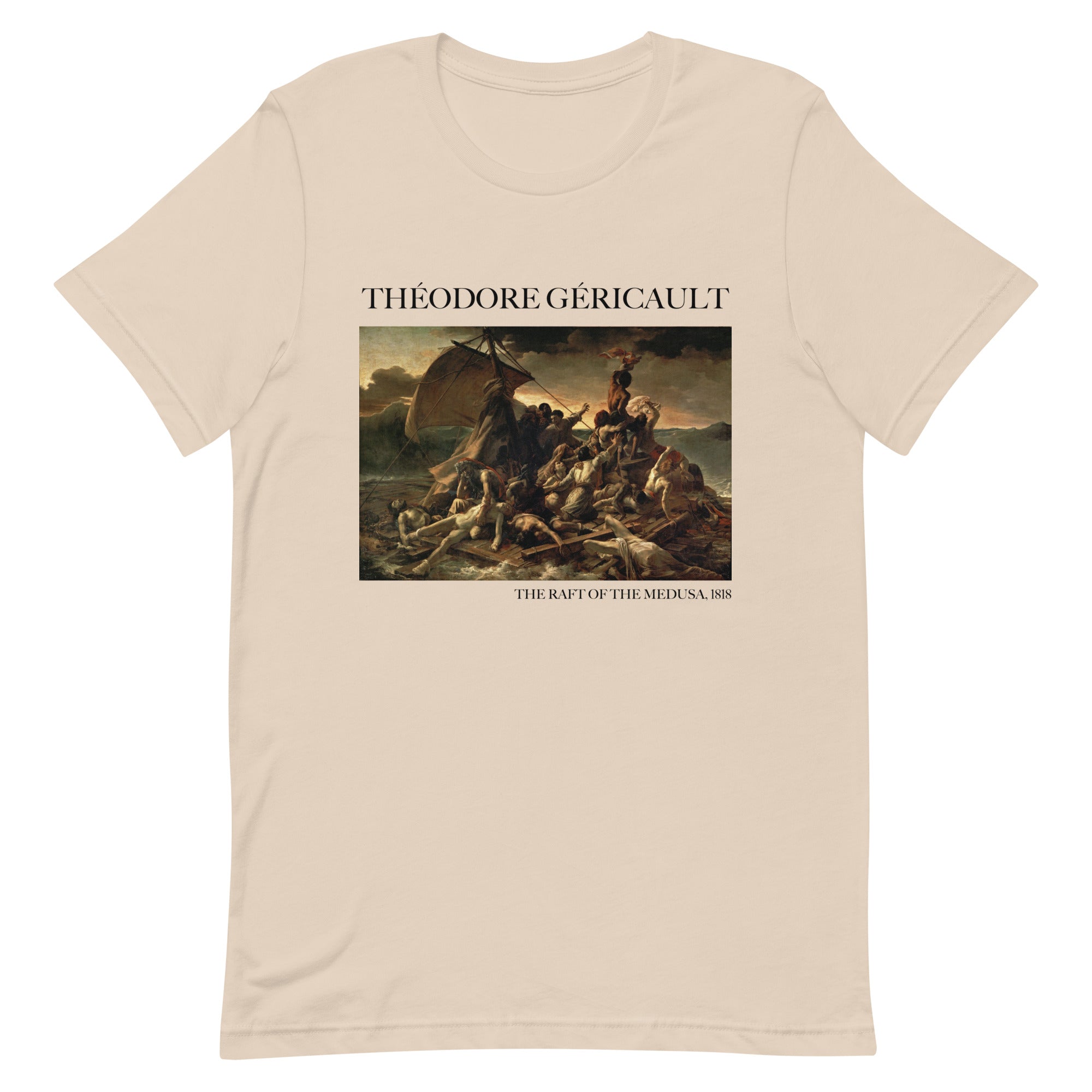 T-Shirt mit berühmtem Gemälde „Das Floß der Medusa“ von Théodore Géricault | Unisex-T-Shirt mit klassischem Kunst-Motiv