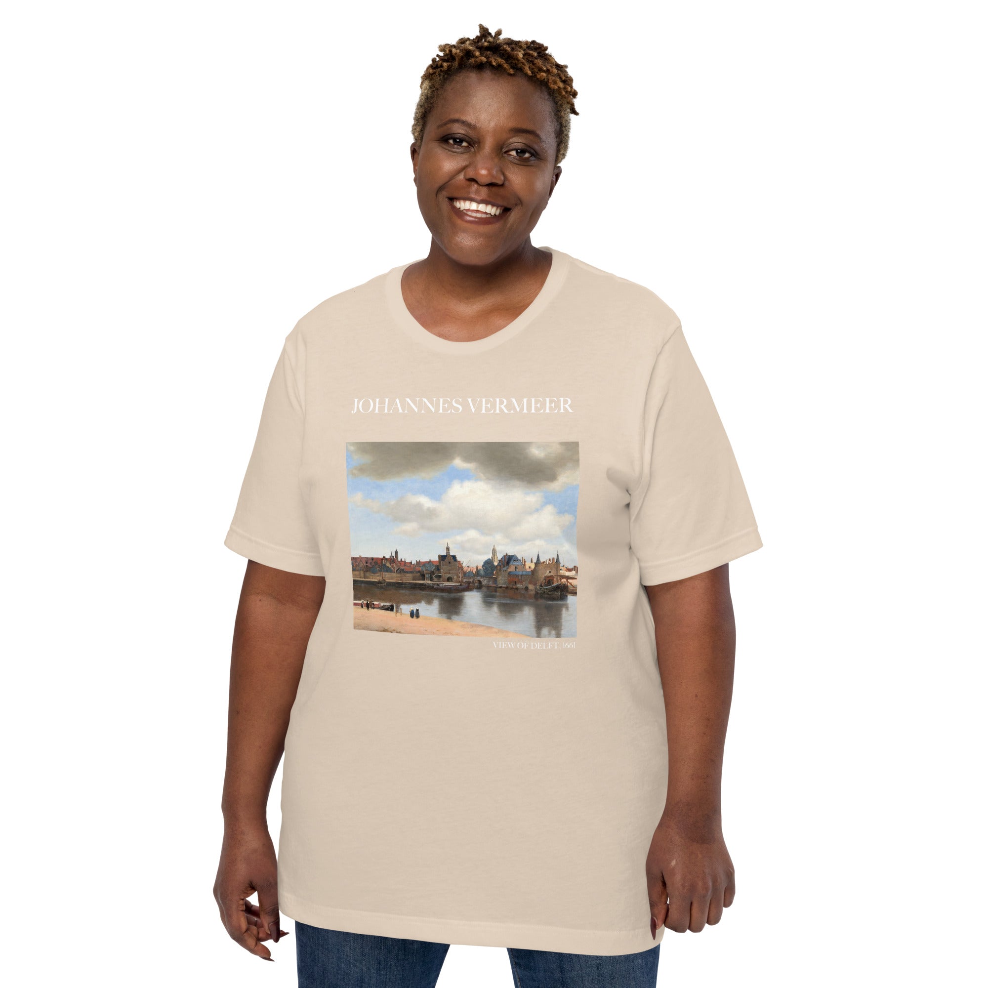 Johannes Vermeer 'View of Delft' Famous Painting T-Shirt | Unisex Classic Art Tee