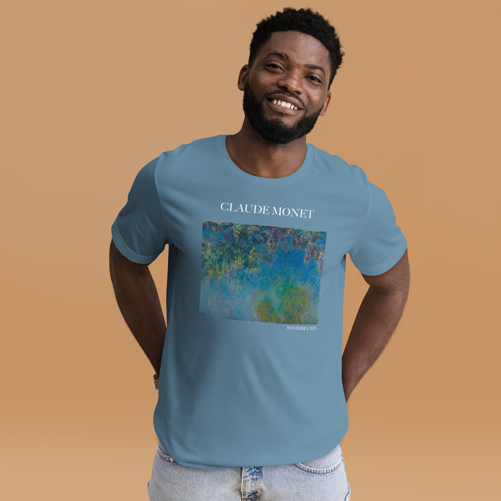 T-Shirt „Wisteria“ von Claude Monet, berühmtes Gemälde, Unisex, klassisches Kunst-T-Shirt