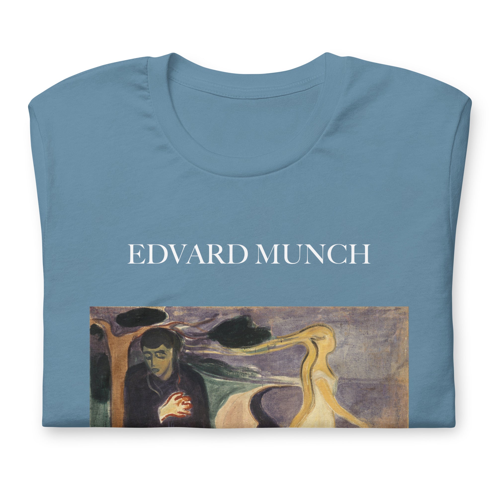 T-Shirt mit berühmtem Gemälde „Separation“ von Edvard Munch | Unisex-T-Shirt im klassischen Kunststil