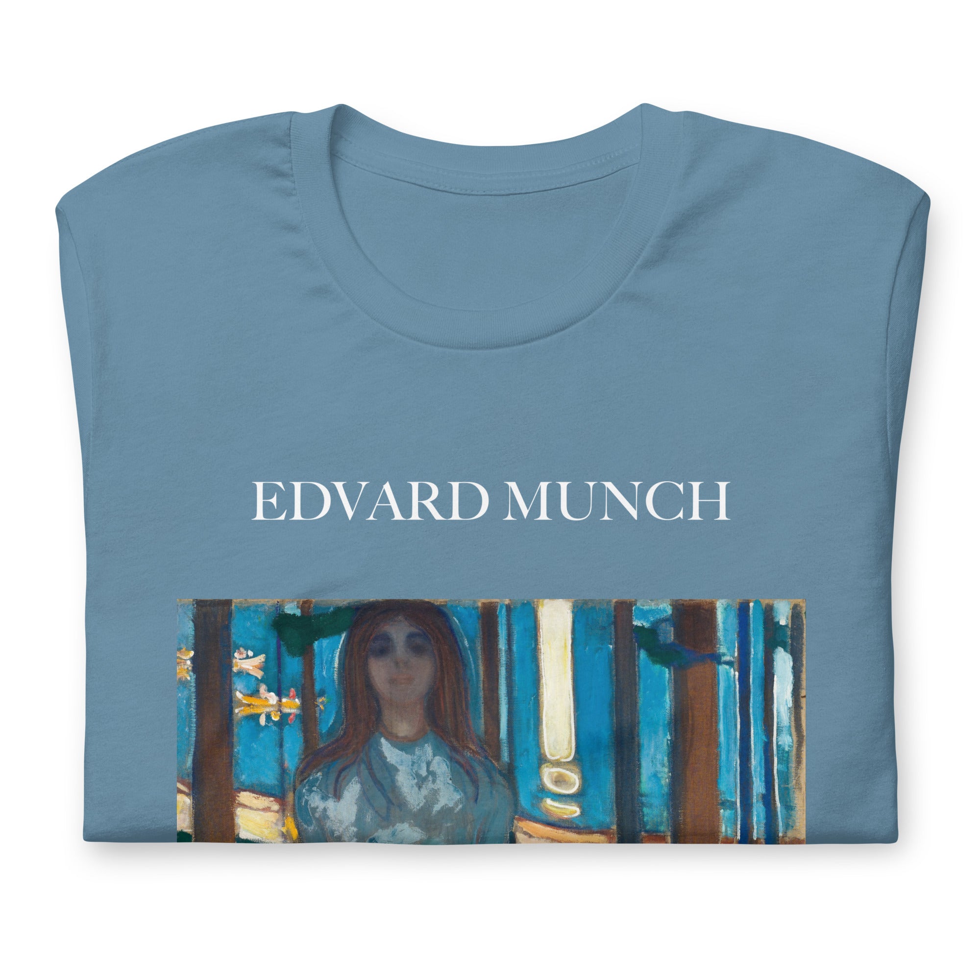 Edvard Munch 'Die Stimme, Sommernacht' Berühmtes Gemälde T-Shirt | Unisex Klassisches Kunst-T-Shirt