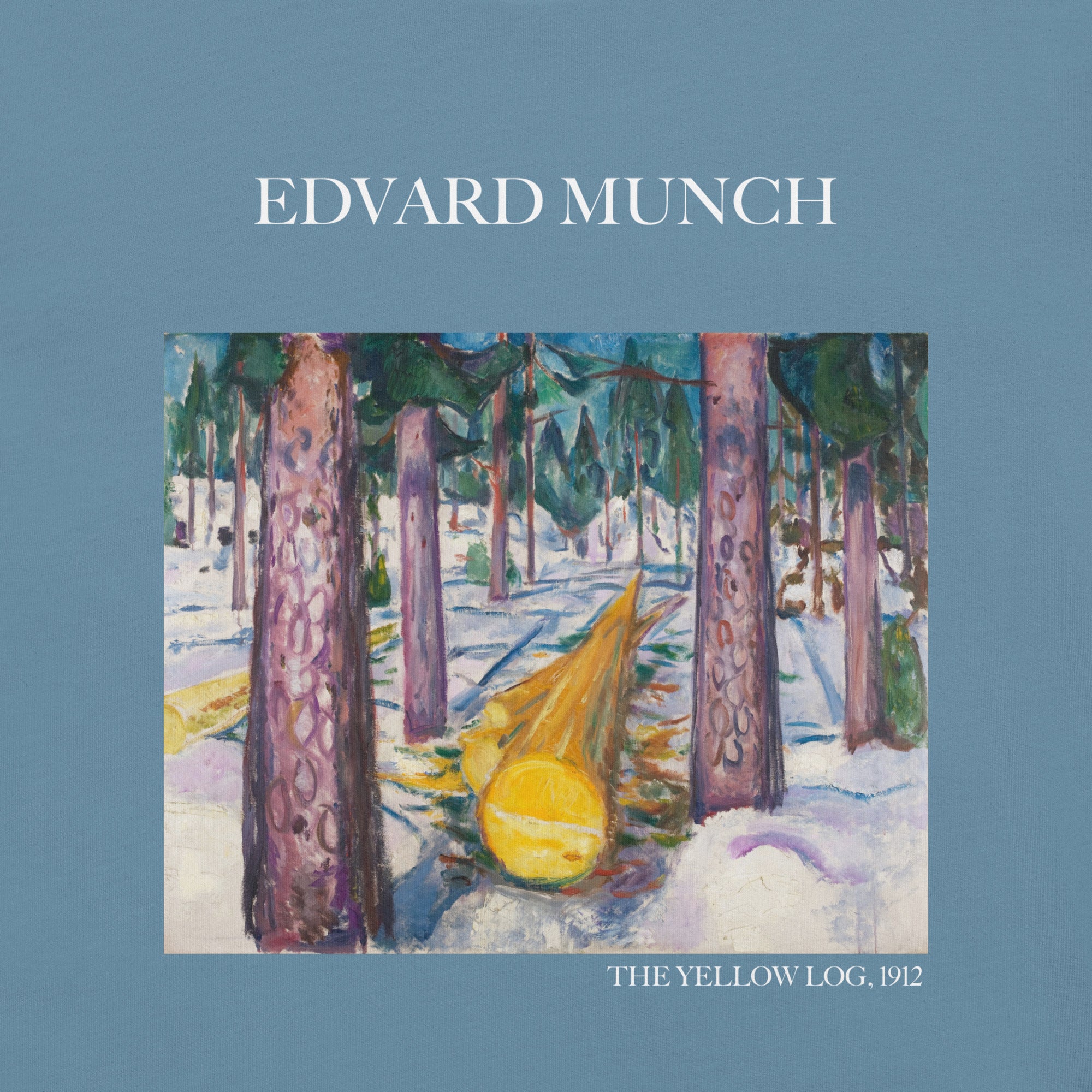 Edvard Munch 'The Yellow Log' Famous Painting T-Shirt | Unisex Classic Art Tee