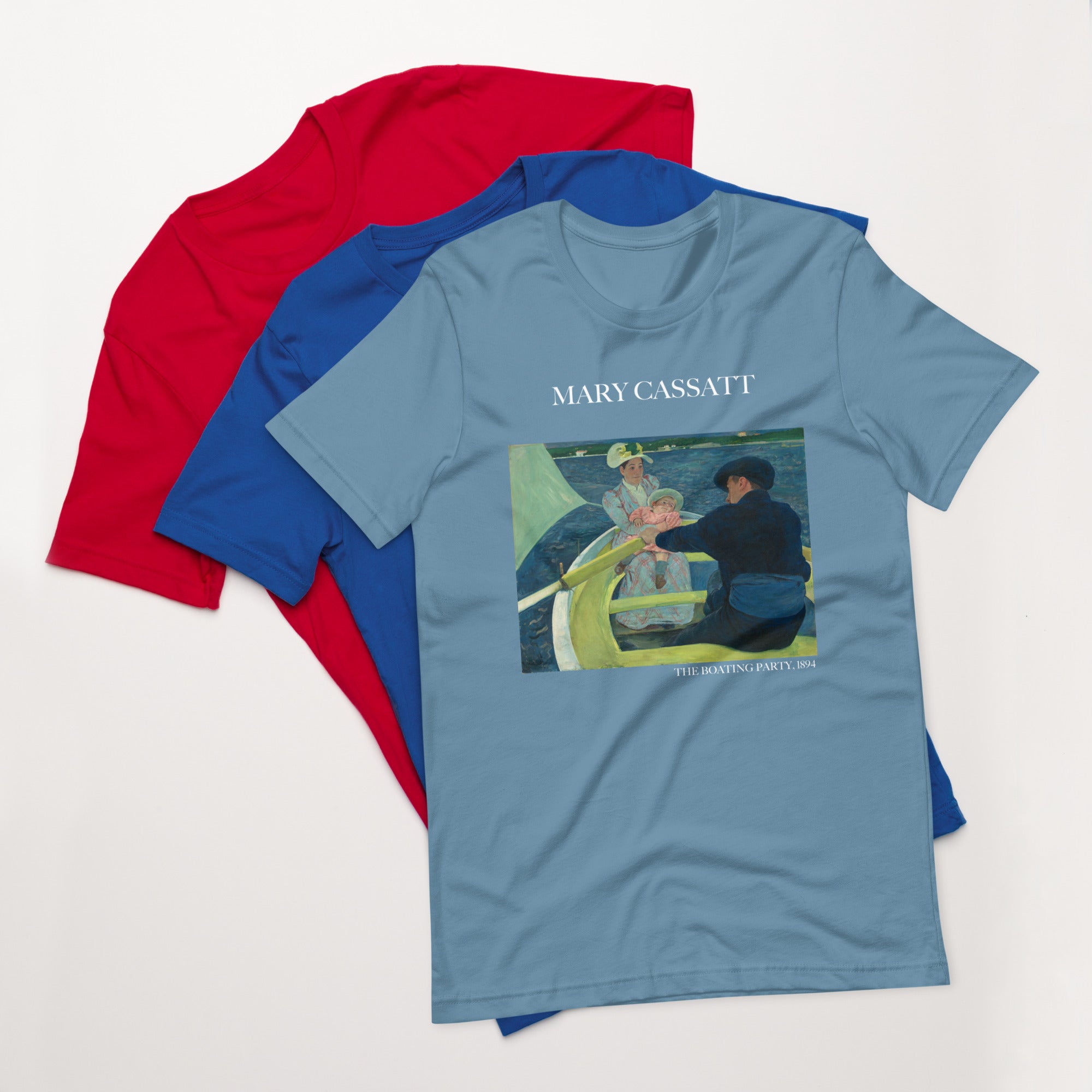 T-Shirt mit berühmtem Gemälde „The Boating Party“ von Mary Cassatt | Unisex-T-Shirt im klassischen Kunst-Stil