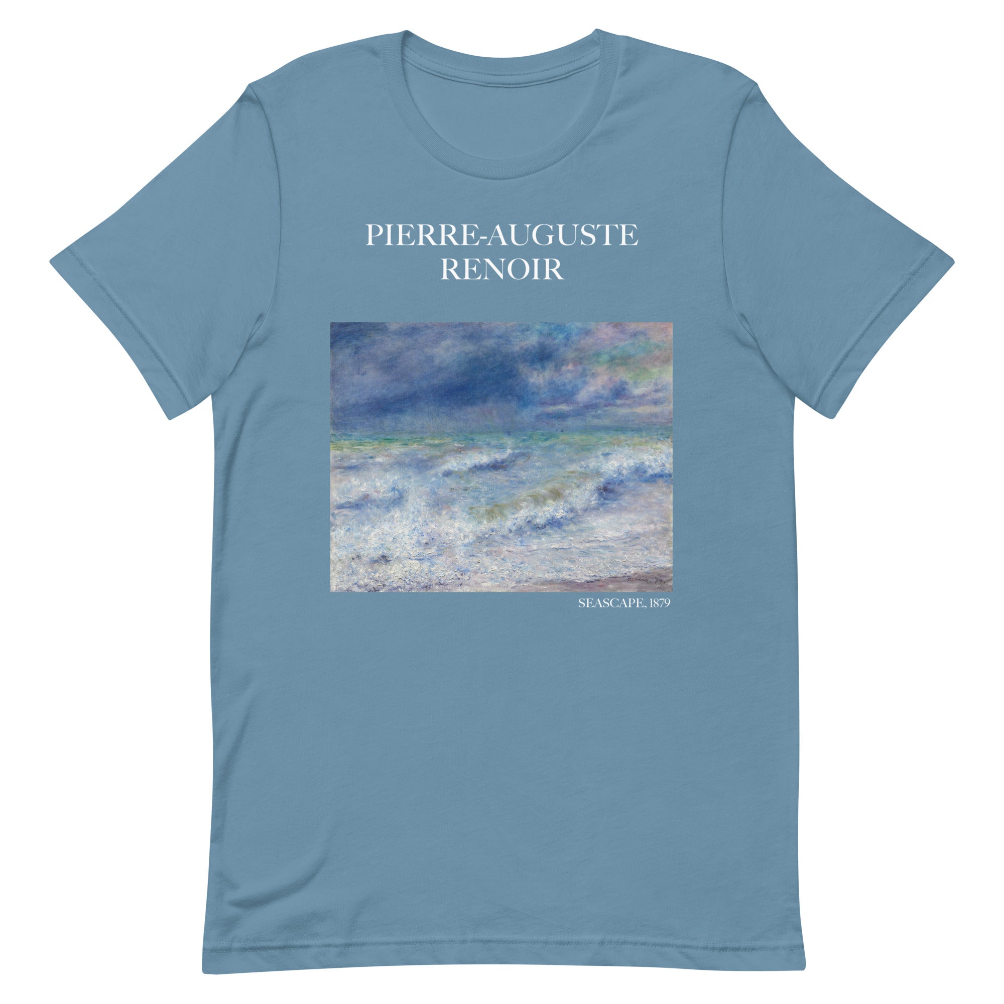 Pierre-Auguste Renoir 'Seascape' Famous Painting T-Shirt | Unisex Classic Art Tee