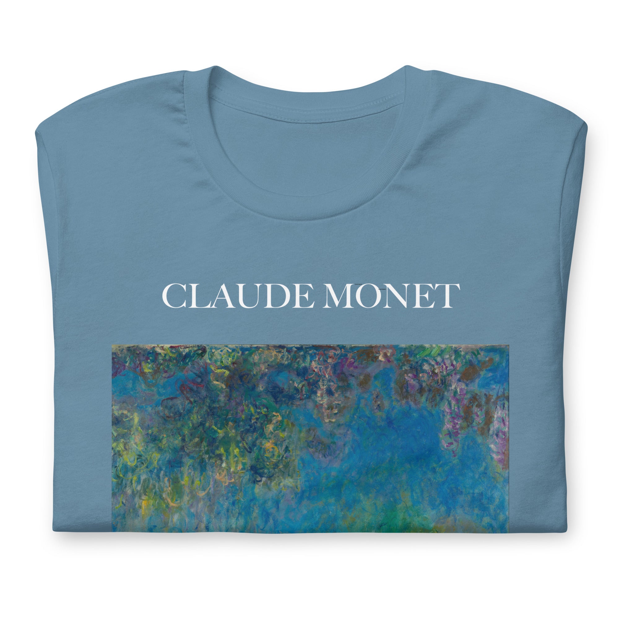 T-Shirt „Wisteria“ von Claude Monet, berühmtes Gemälde, Unisex, klassisches Kunst-T-Shirt