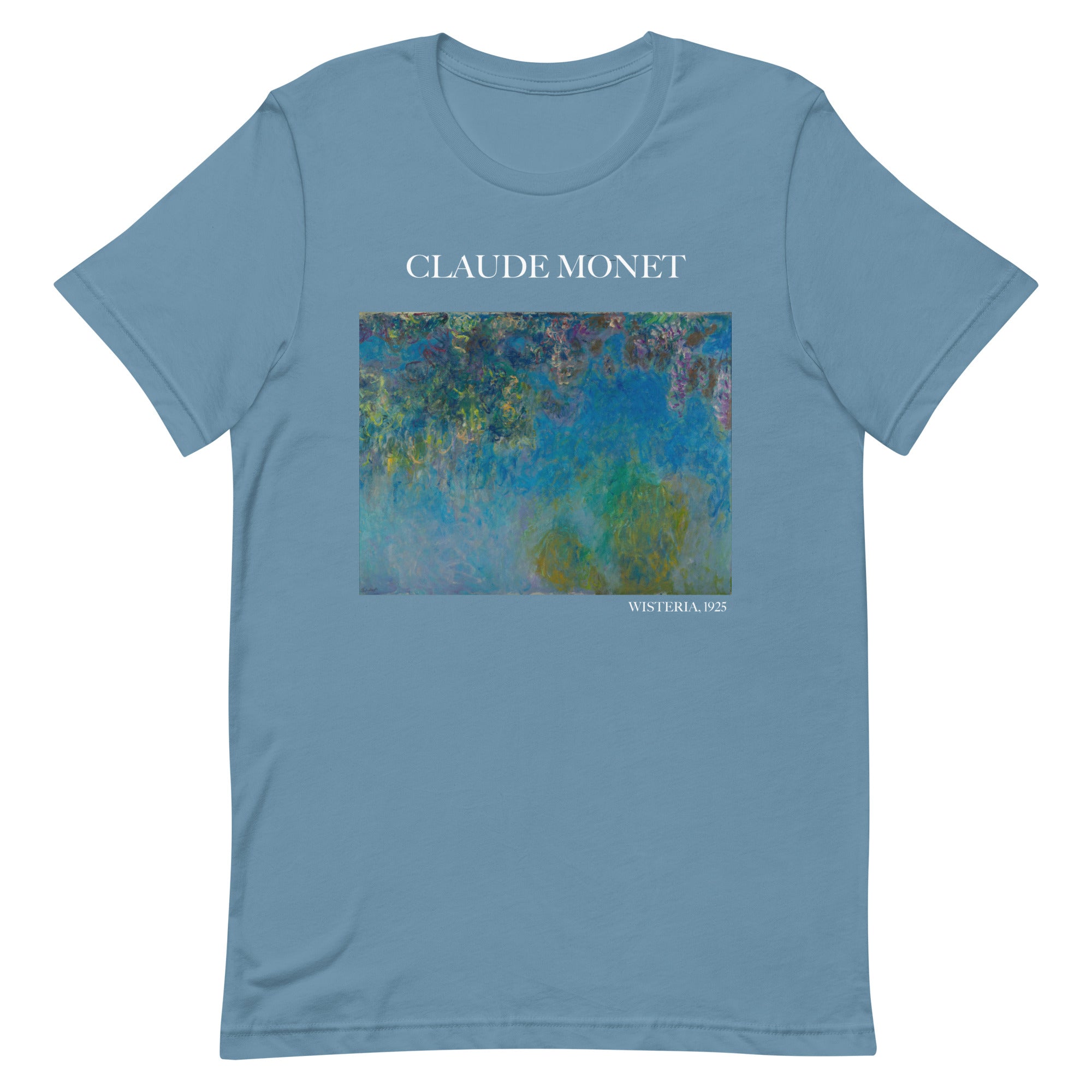 T-Shirt „Wisteria“ von Claude Monet, berühmtes Gemälde, Unisex, klassisches Kunst-T-Shirt