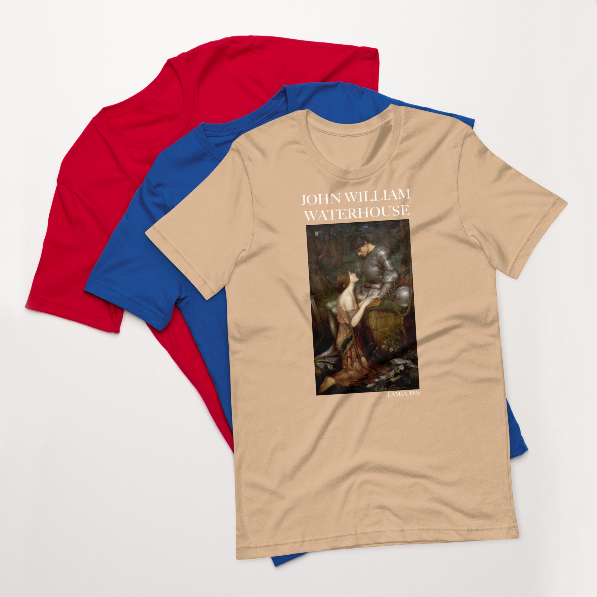 John William Waterhouse 'Lamia' Famous Painting T-Shirt | Unisex Classic Art Tee
