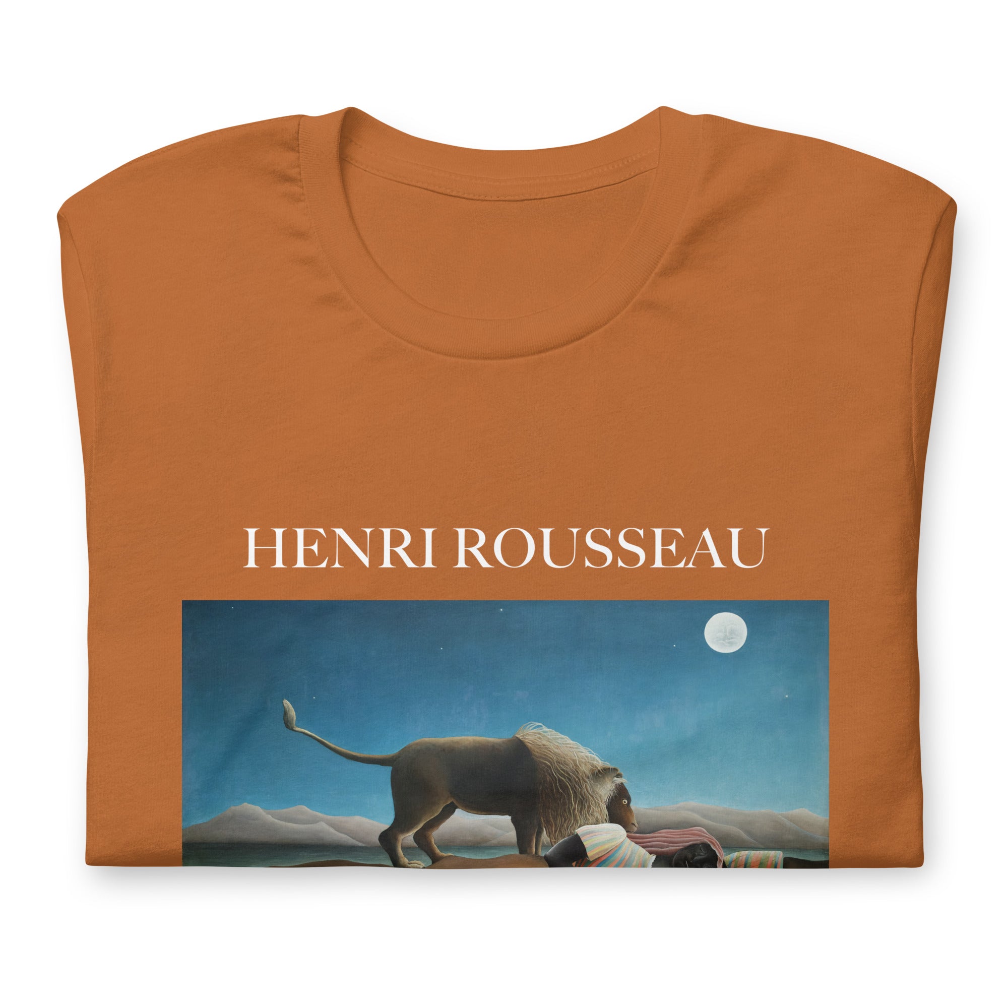 Henri Rousseau 'The Sleeping Gypsy' Famous Painting T-Shirt | Unisex Classic Art Tee