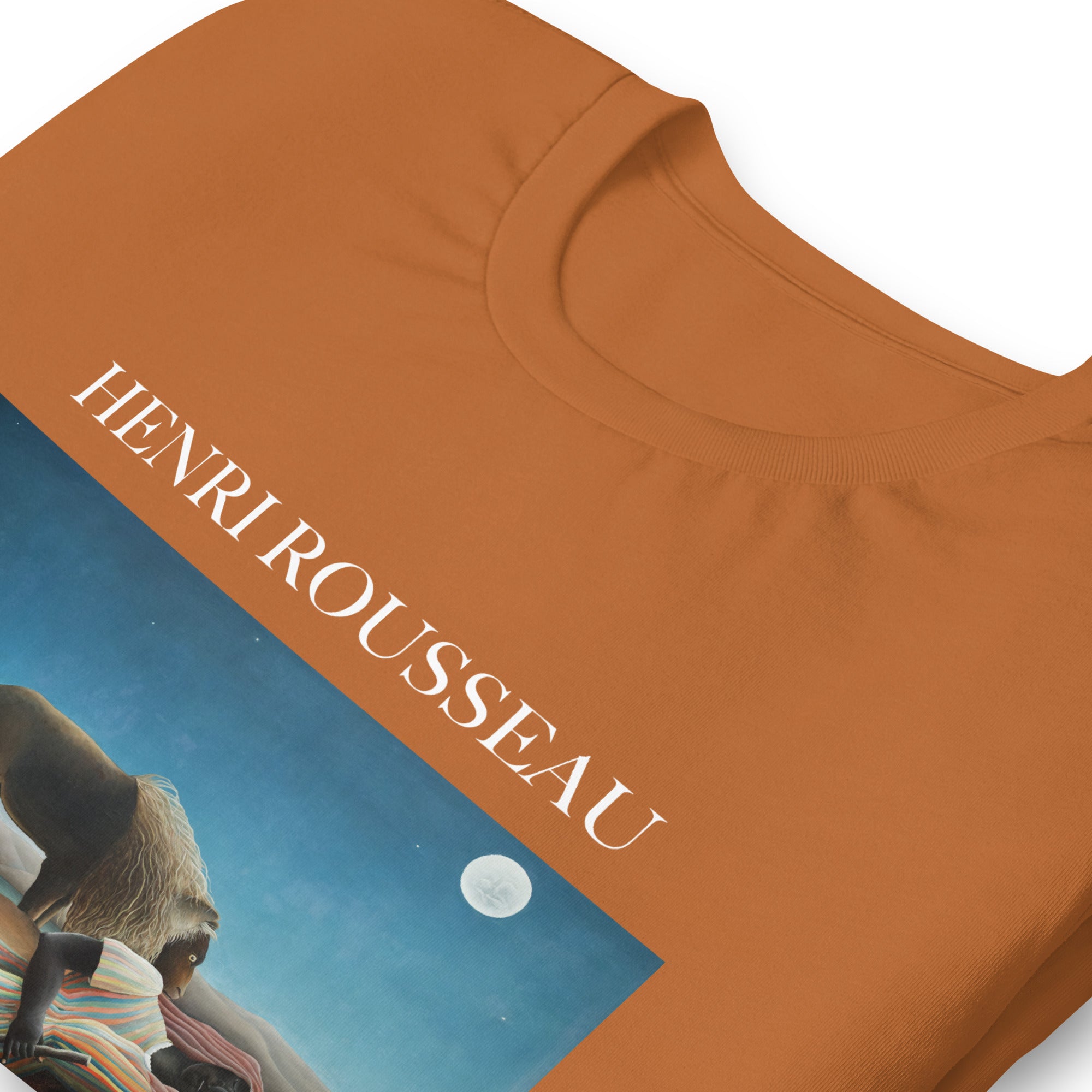 Henri Rousseau 'The Sleeping Gypsy' Famous Painting T-Shirt | Unisex Classic Art Tee