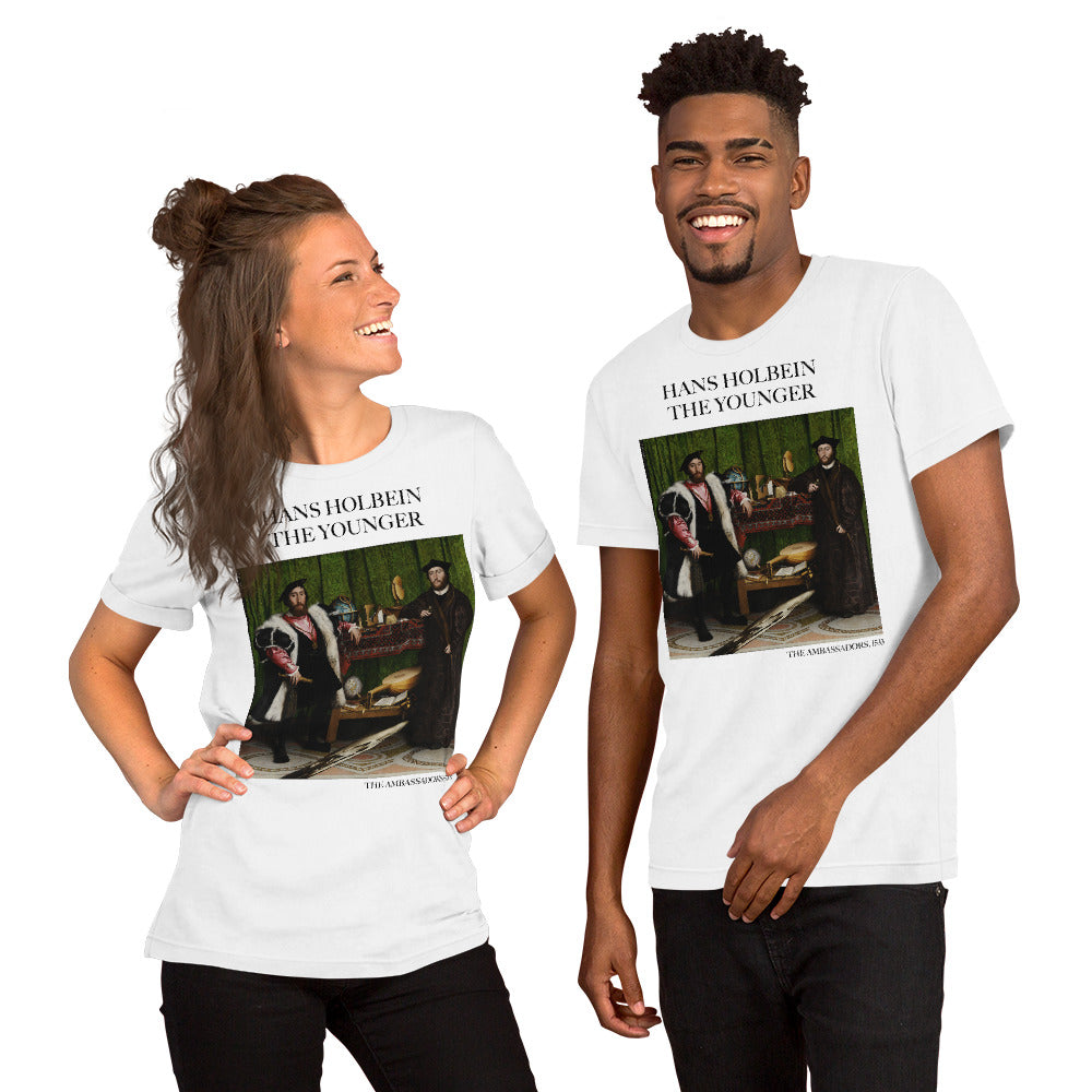 Hans Holbein the Younger 'The Ambassadors' Famous Painting T-Shirt | Unisex Classic Art Tee