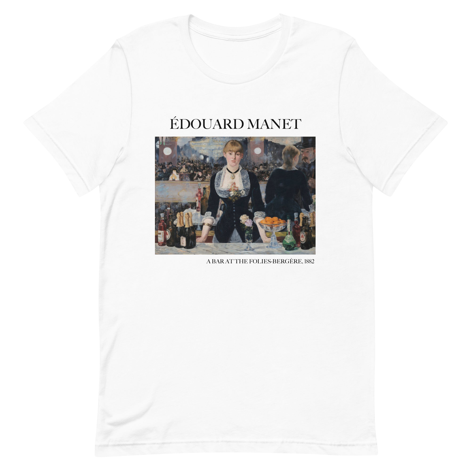 Édouard Manet 'A Bar at the Folies-Bergère' Famous Painting T-Shirt | Unisex Classic Art Tee