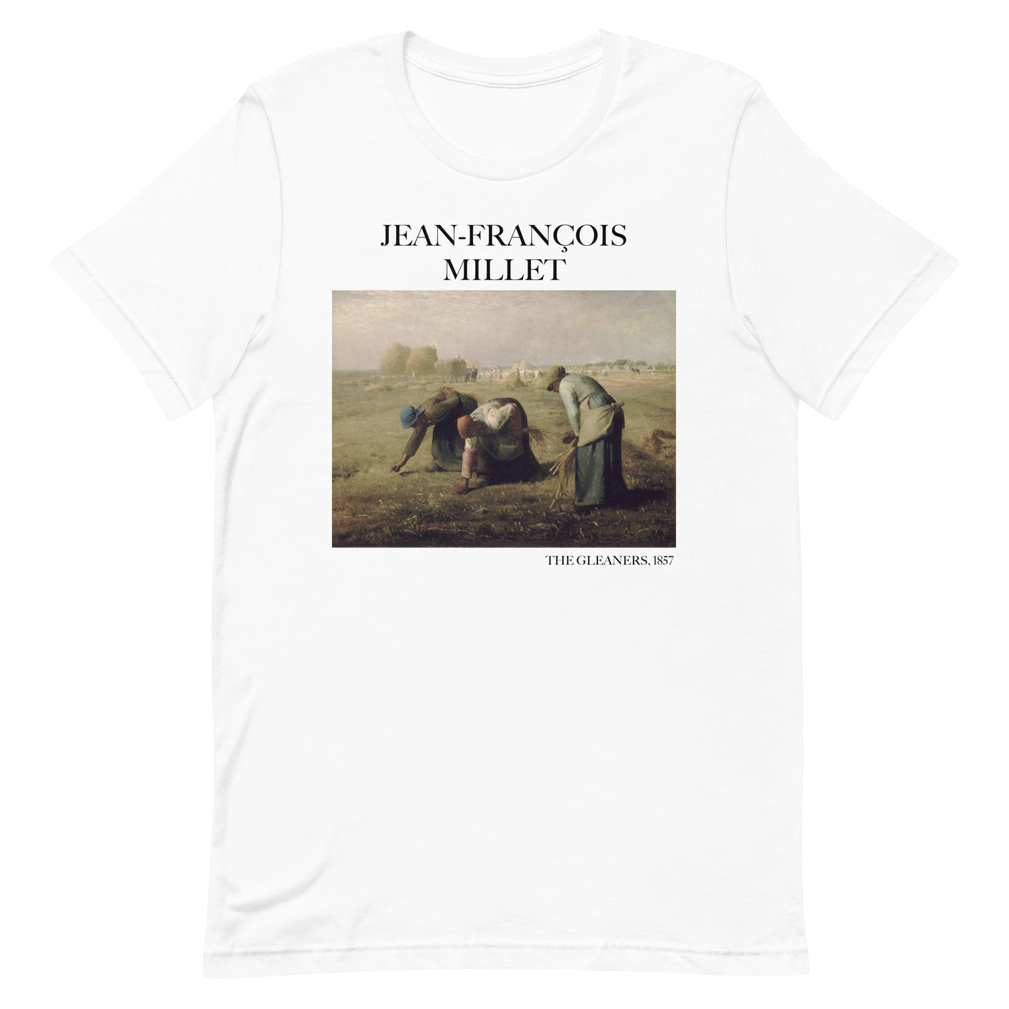 T-Shirt mit berühmtem Gemälde „Die Ährenleserinnen“ von Jean-François Millet | Unisex-T-Shirt im klassischen Kunststil