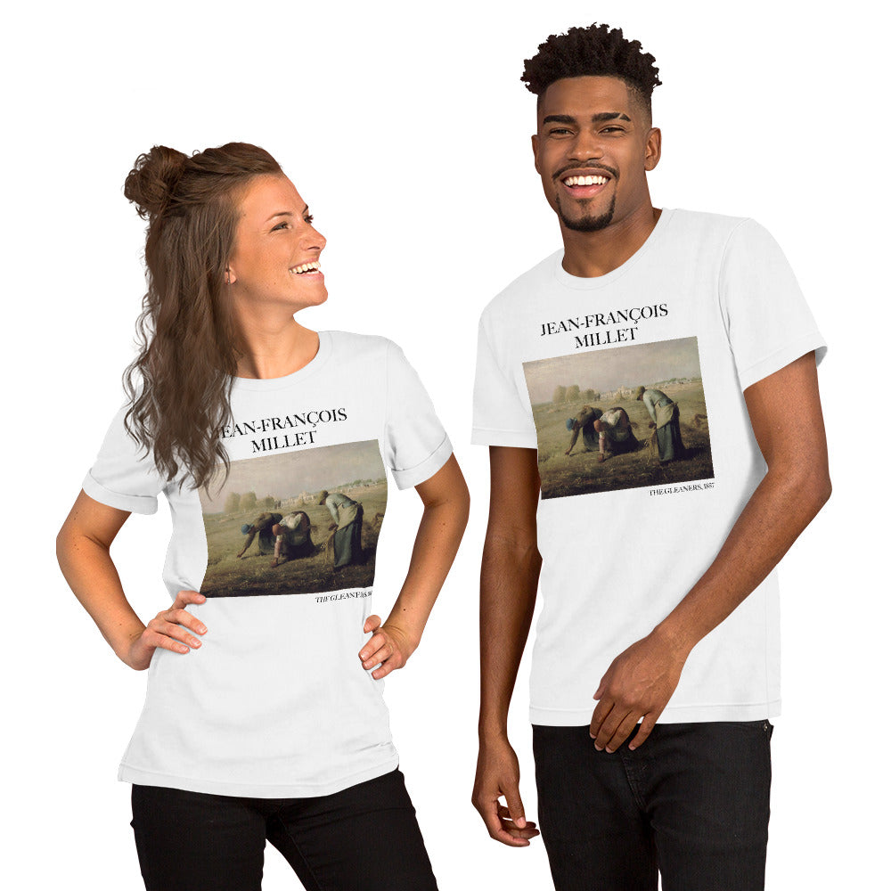 T-Shirt mit berühmtem Gemälde „Die Ährenleserinnen“ von Jean-François Millet | Unisex-T-Shirt im klassischen Kunststil