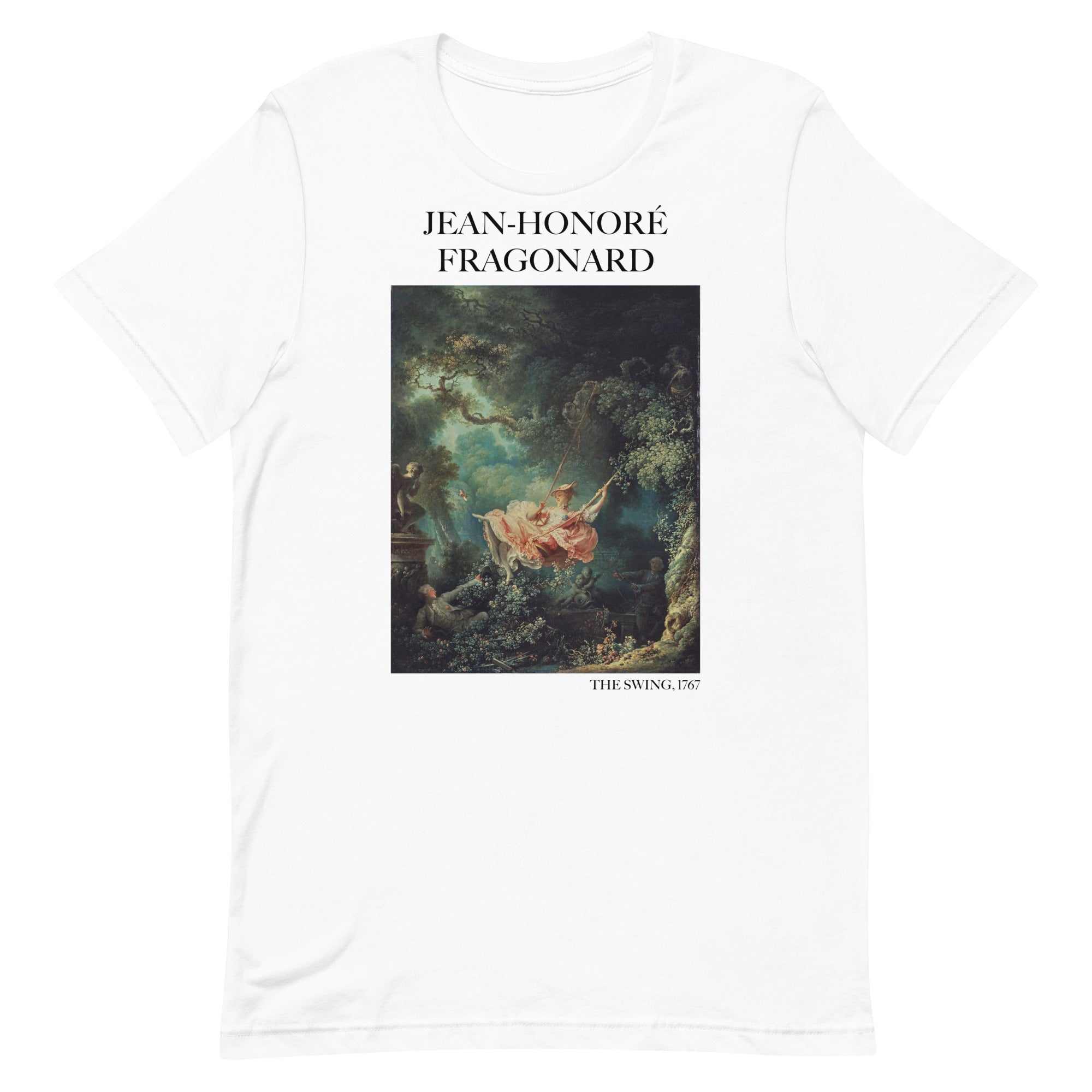 Jean-Honoré Fragonard 'The Swing' Famous Painting T-Shirt | Unisex Classic Art Tee