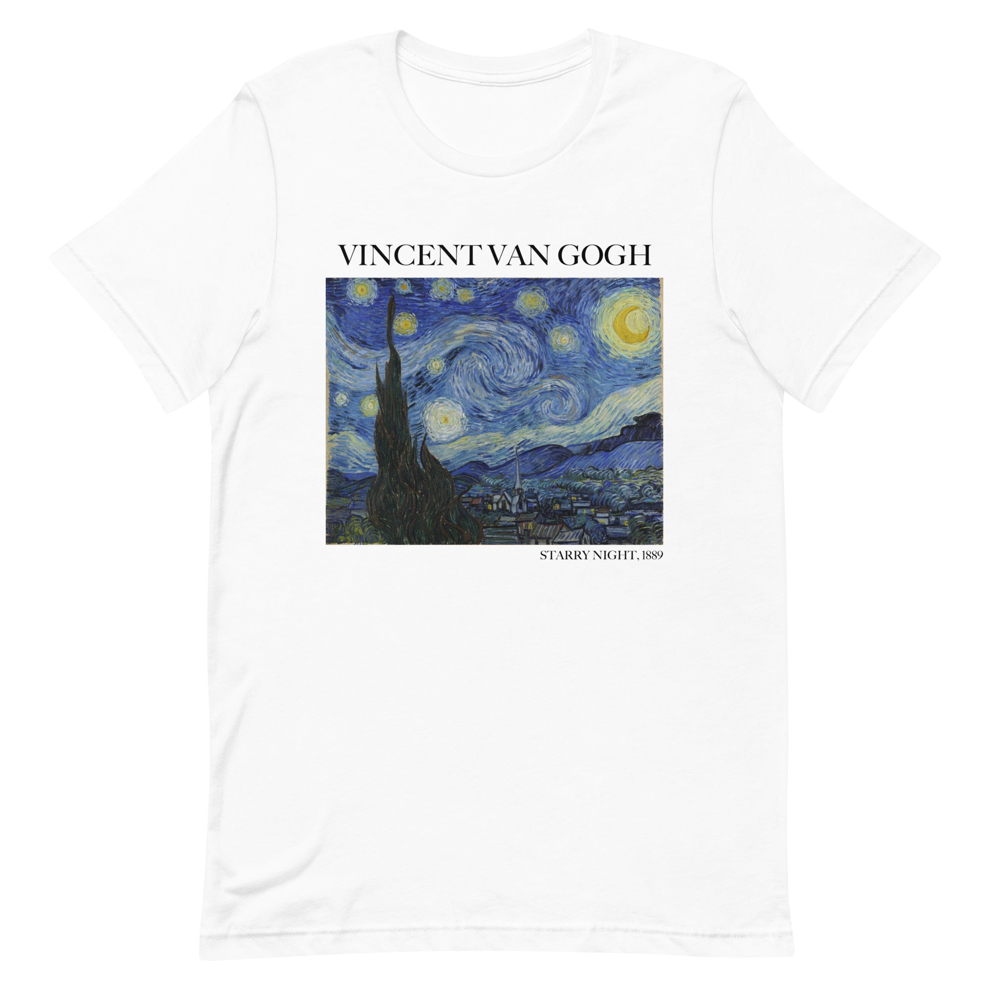 T-Shirt „Sternennacht“ von Vincent van Gogh, berühmtes Gemälde, Unisex, klassisches Kunst-T-Shirt