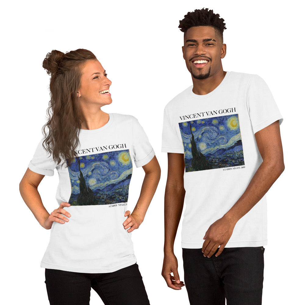 T-Shirt „Sternennacht“ von Vincent van Gogh, berühmtes Gemälde, Unisex, klassisches Kunst-T-Shirt