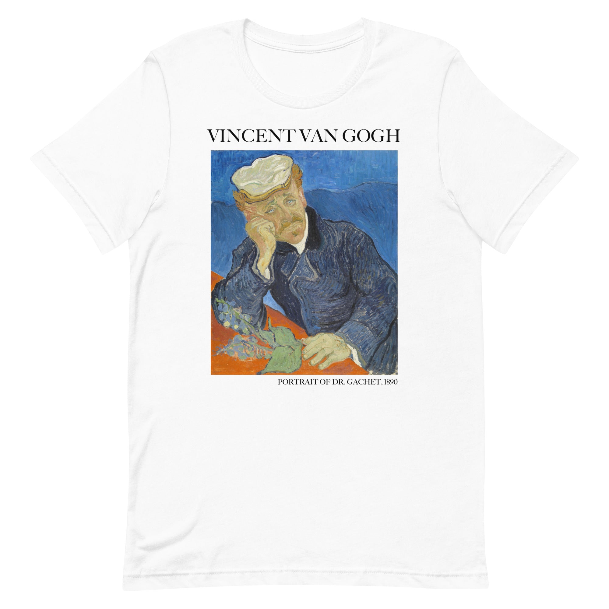 Vincent van Gogh 'Portrait of Dr. Gachet' Famous Painting T-Shirt | Unisex Classic Art Tee