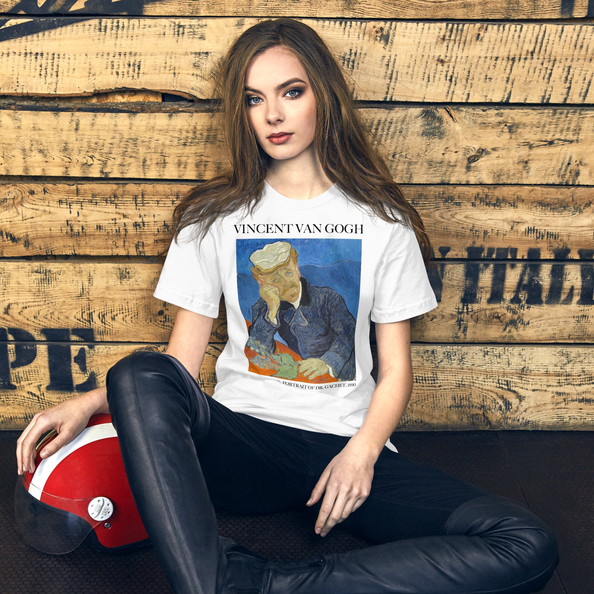 Vincent van Gogh 'Portrait of Dr. Gachet' Famous Painting T-Shirt | Unisex Classic Art Tee