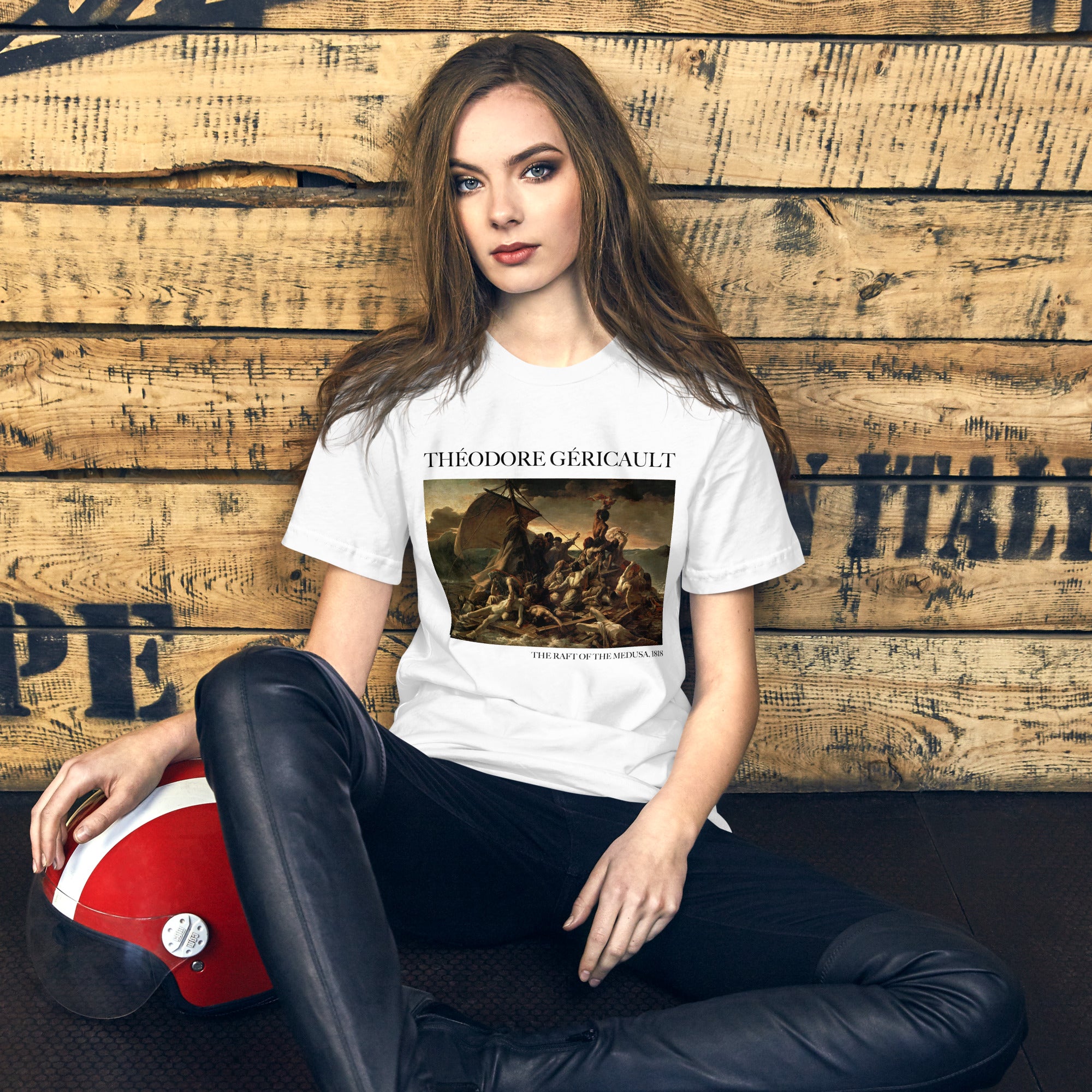 T-Shirt mit berühmtem Gemälde „Das Floß der Medusa“ von Théodore Géricault | Unisex-T-Shirt mit klassischem Kunst-Motiv