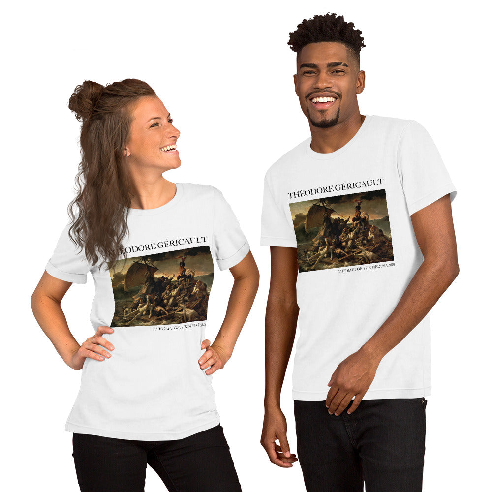 T-Shirt mit berühmtem Gemälde „Das Floß der Medusa“ von Théodore Géricault | Unisex-T-Shirt mit klassischem Kunst-Motiv