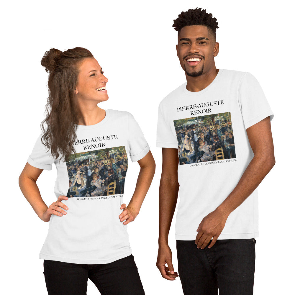 Pierre-Auguste Renoir 'Dance at Le Moulin de la Galette' Famous Painting T-Shirt | Unisex Classic Art Tee