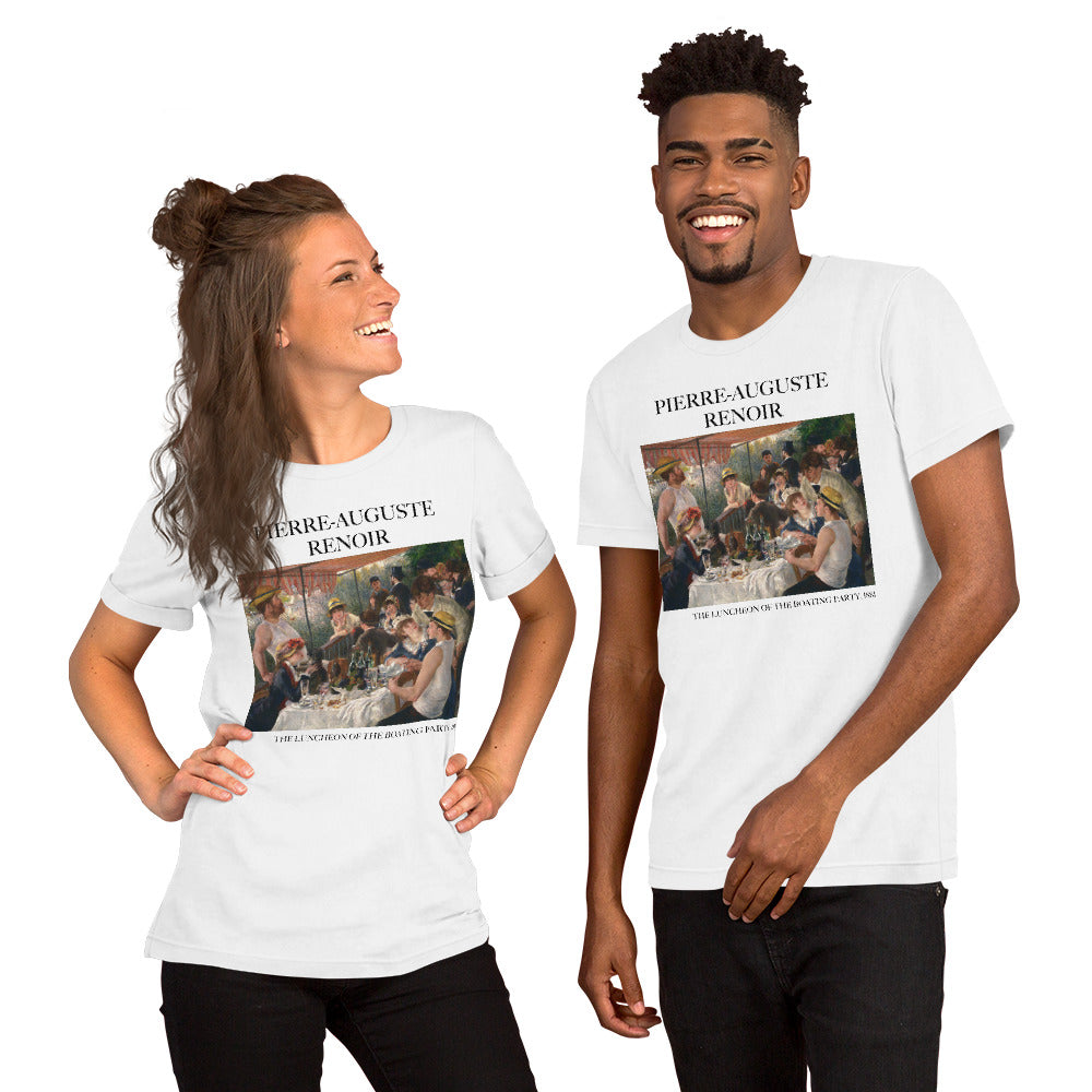 Pierre-Auguste Renoir T-Shirt mit berühmtem Gemälde „Das Frühstück der Ruderer“, Unisex, klassisches Kunst-T-Shirt