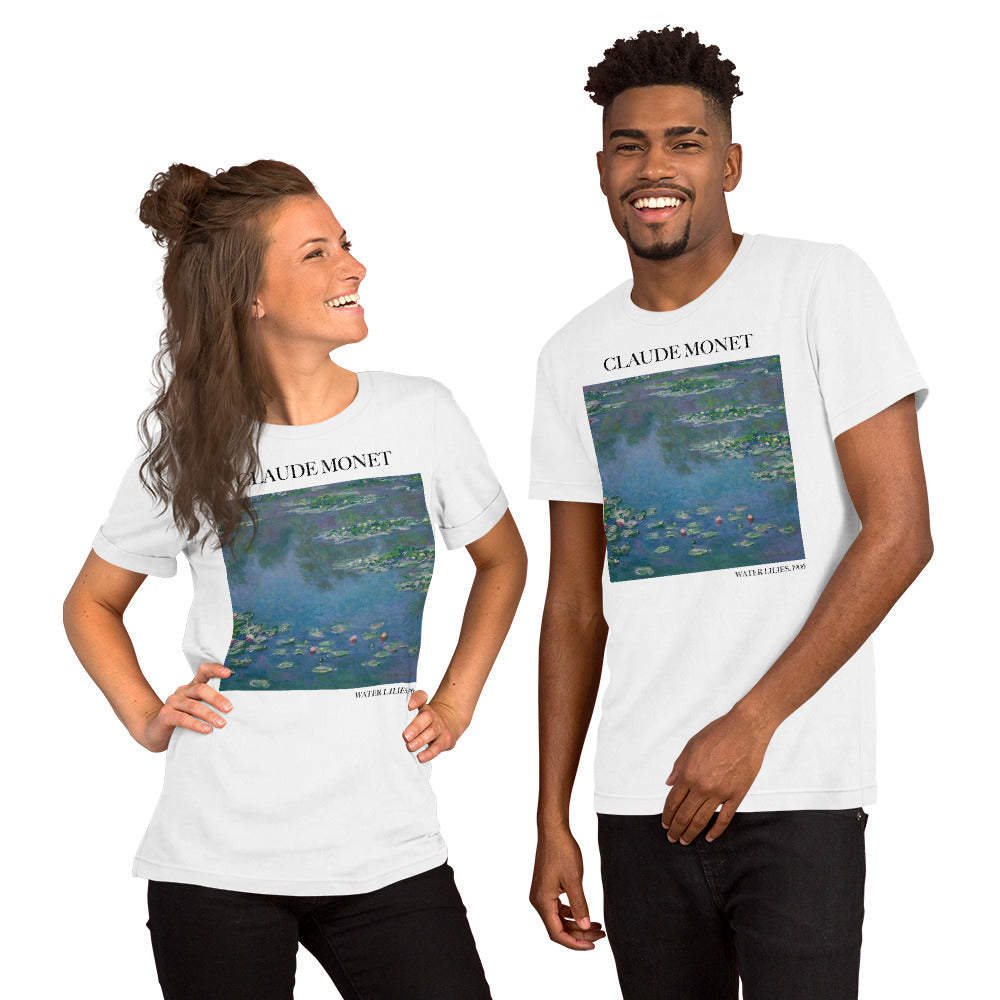 Claude Monet 'Water Lilies' Famous Painting T-Shirt | Unisex Classic Art Tee