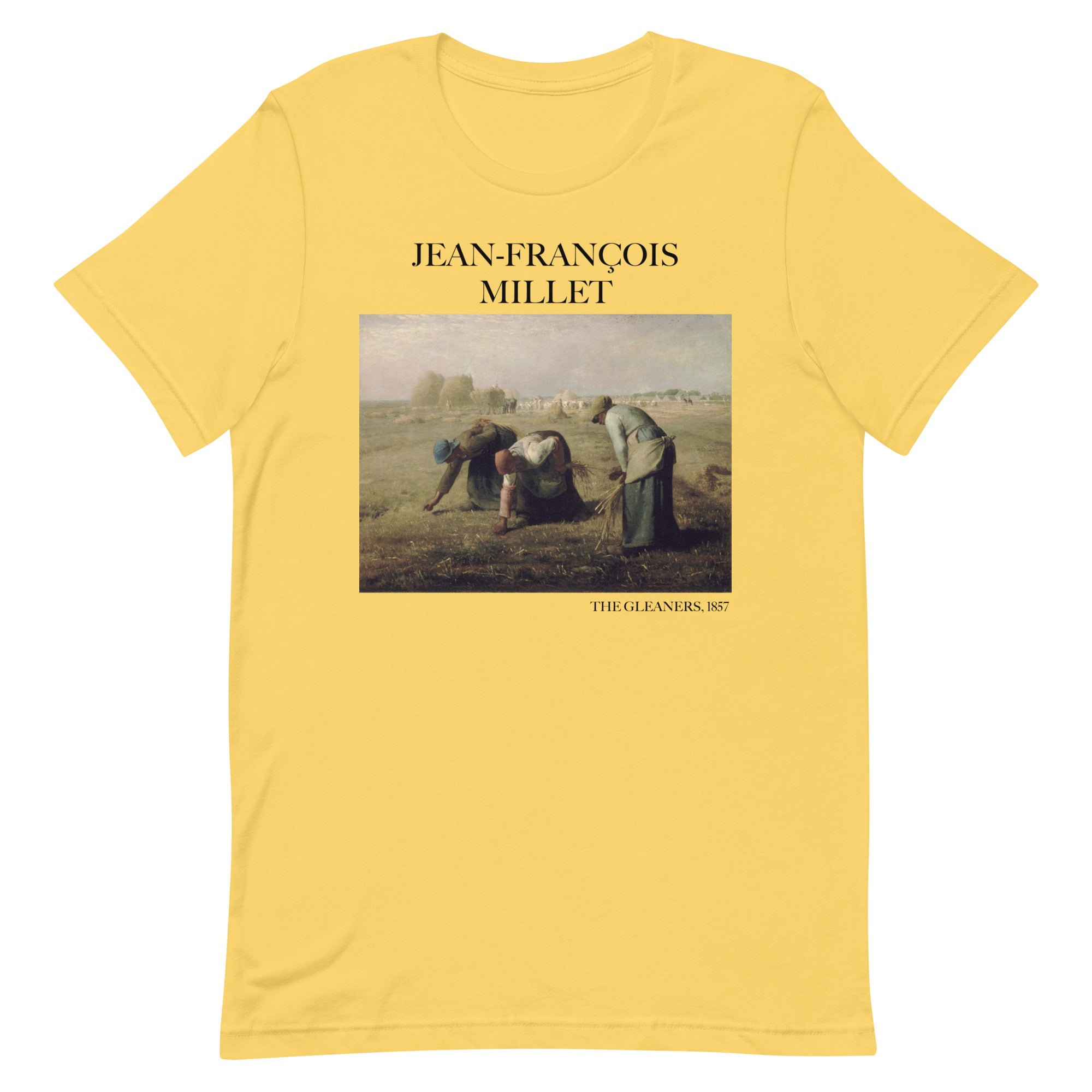 T-Shirt mit berühmtem Gemälde „Die Ährenleserinnen“ von Jean-François Millet | Unisex-T-Shirt im klassischen Kunststil