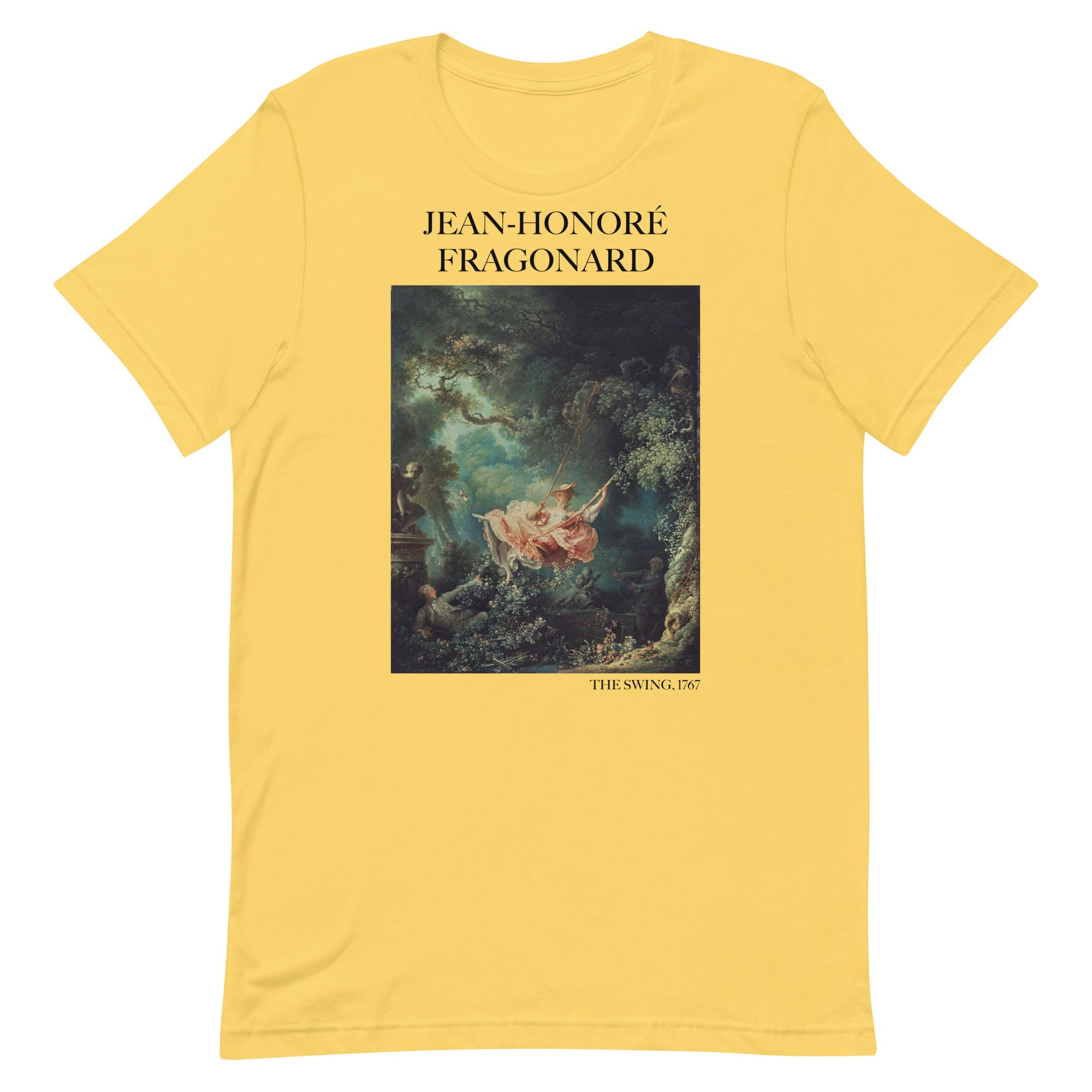 Jean-Honoré Fragonard 'The Swing' Famous Painting T-Shirt | Unisex Classic Art Tee