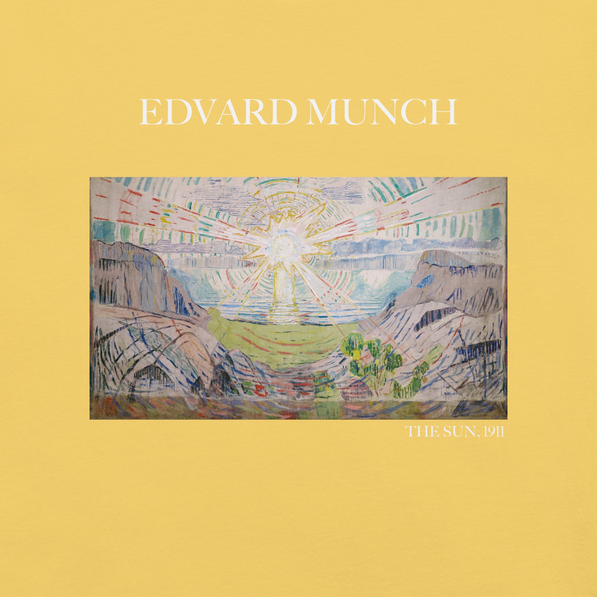 Edvard Munch 'The Sun' Famous Painting T-Shirt | Unisex Classic Art Tee