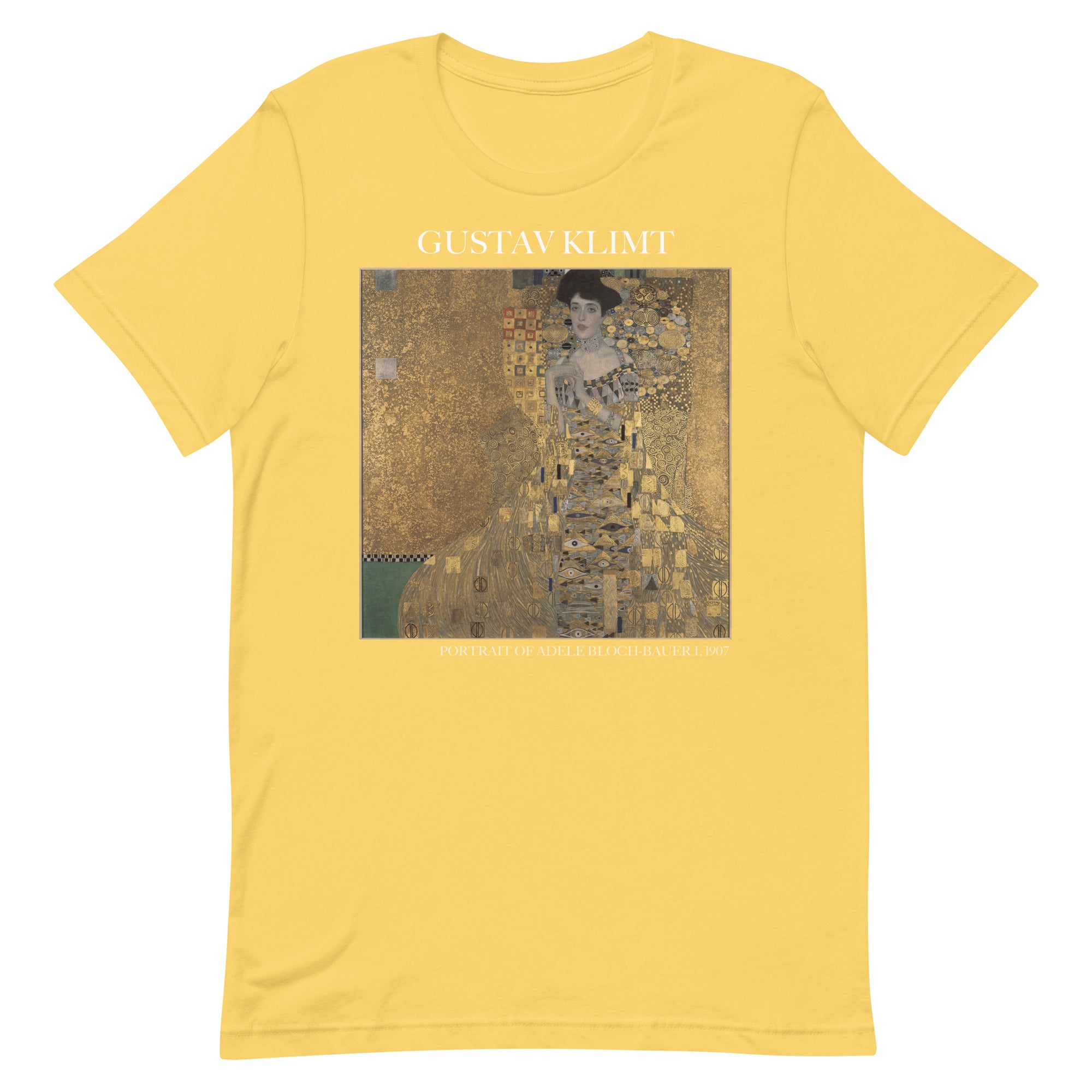 Gustav Klimt 'Portrait von Adele Bloch-Bauer I' Berühmtes Gemälde T-Shirt | Unisex Klassisches Kunst-T-Shirt