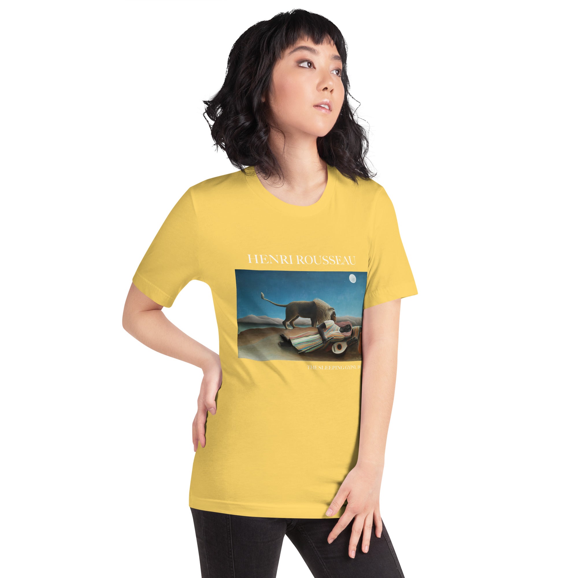 Henri Rousseau 'The Sleeping Gypsy' Famous Painting T-Shirt | Unisex Classic Art Tee