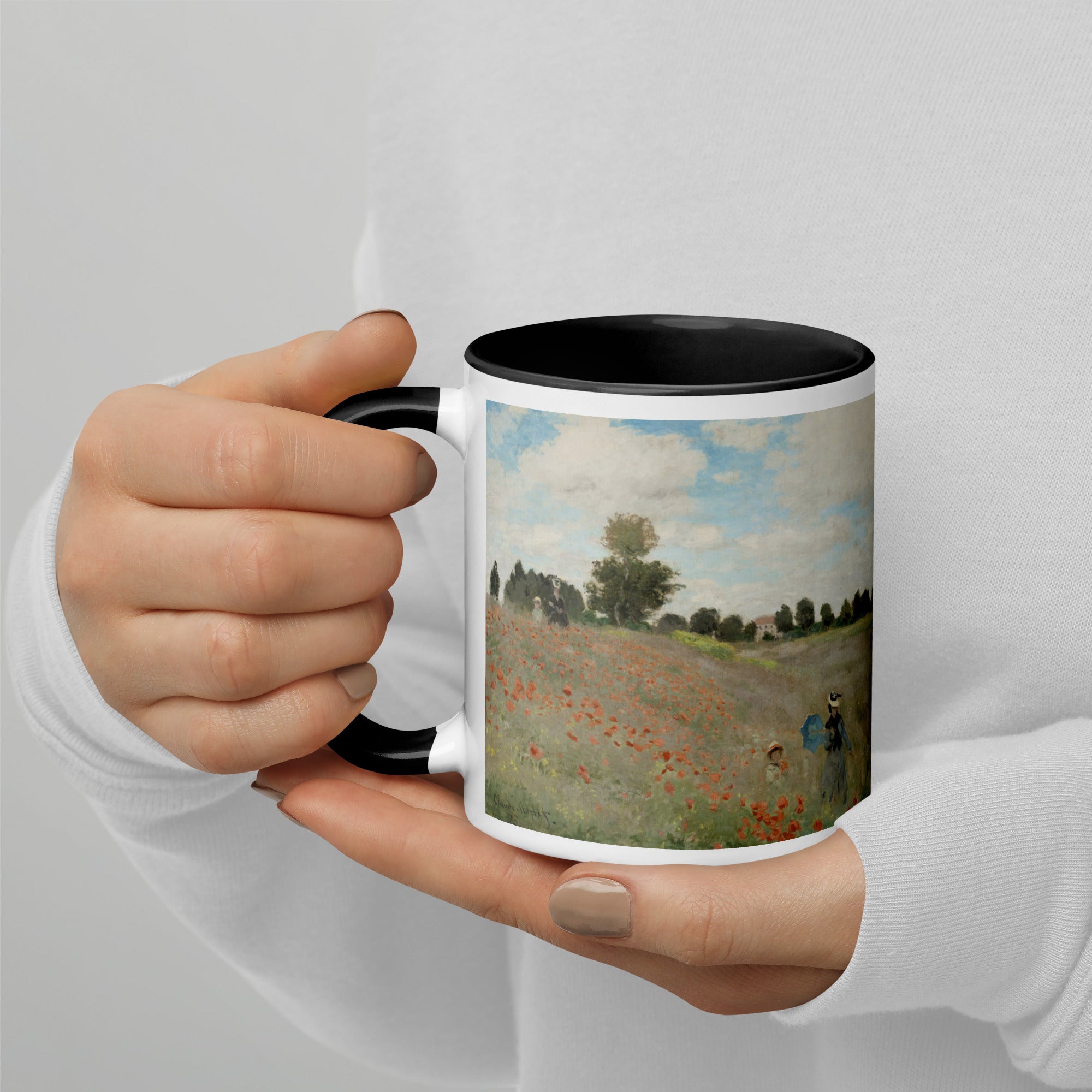 Claude Monet 'Poppies' Famous Painting Ceramic Mug | Premium Art Mug