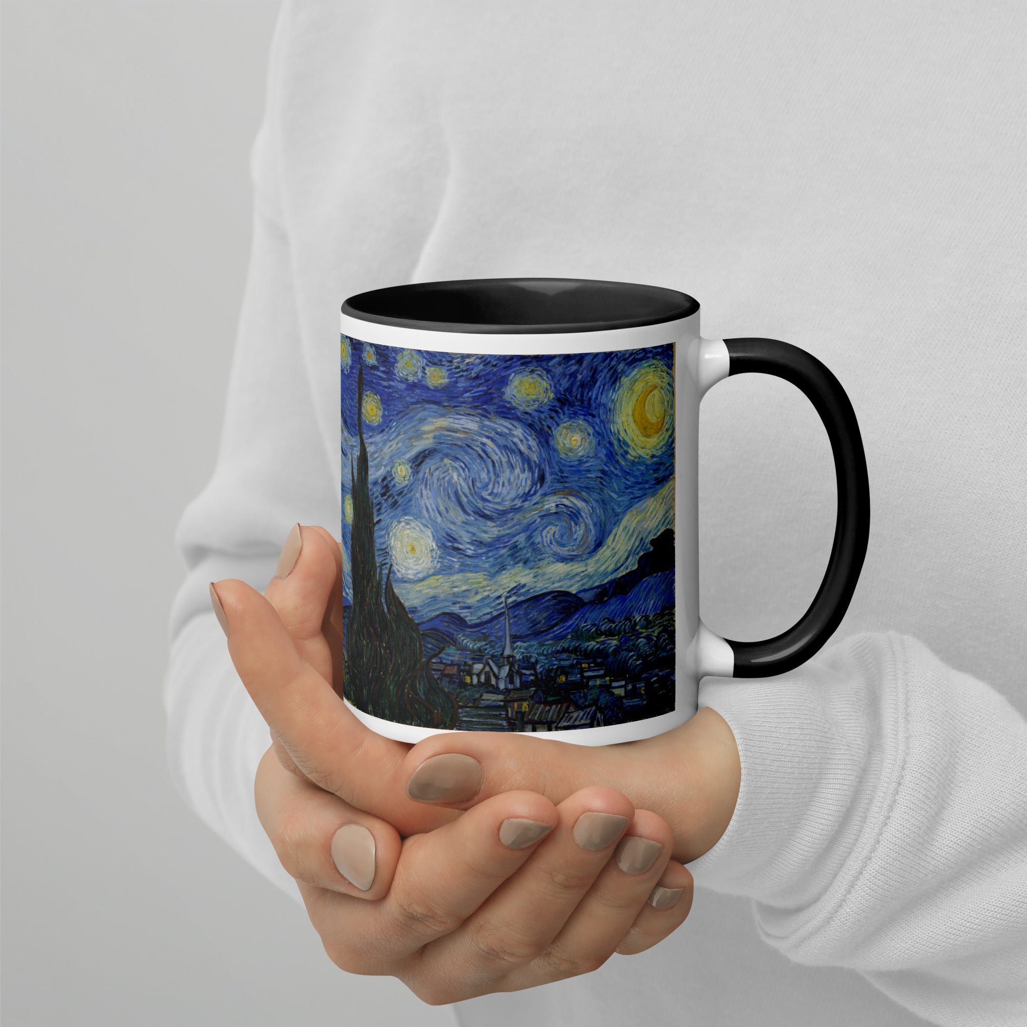Keramiktasse „Sternennacht“ von Vincent van Gogh, berühmtes Gemälde | Hochwertige Kunsttasse
