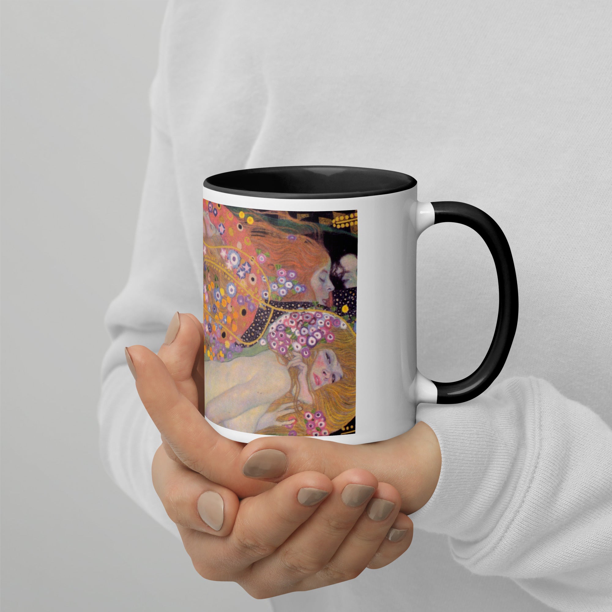 Gustav Klimt 'Water Serpents II' Famous Painting Ceramic Mug | Premium Art Mug