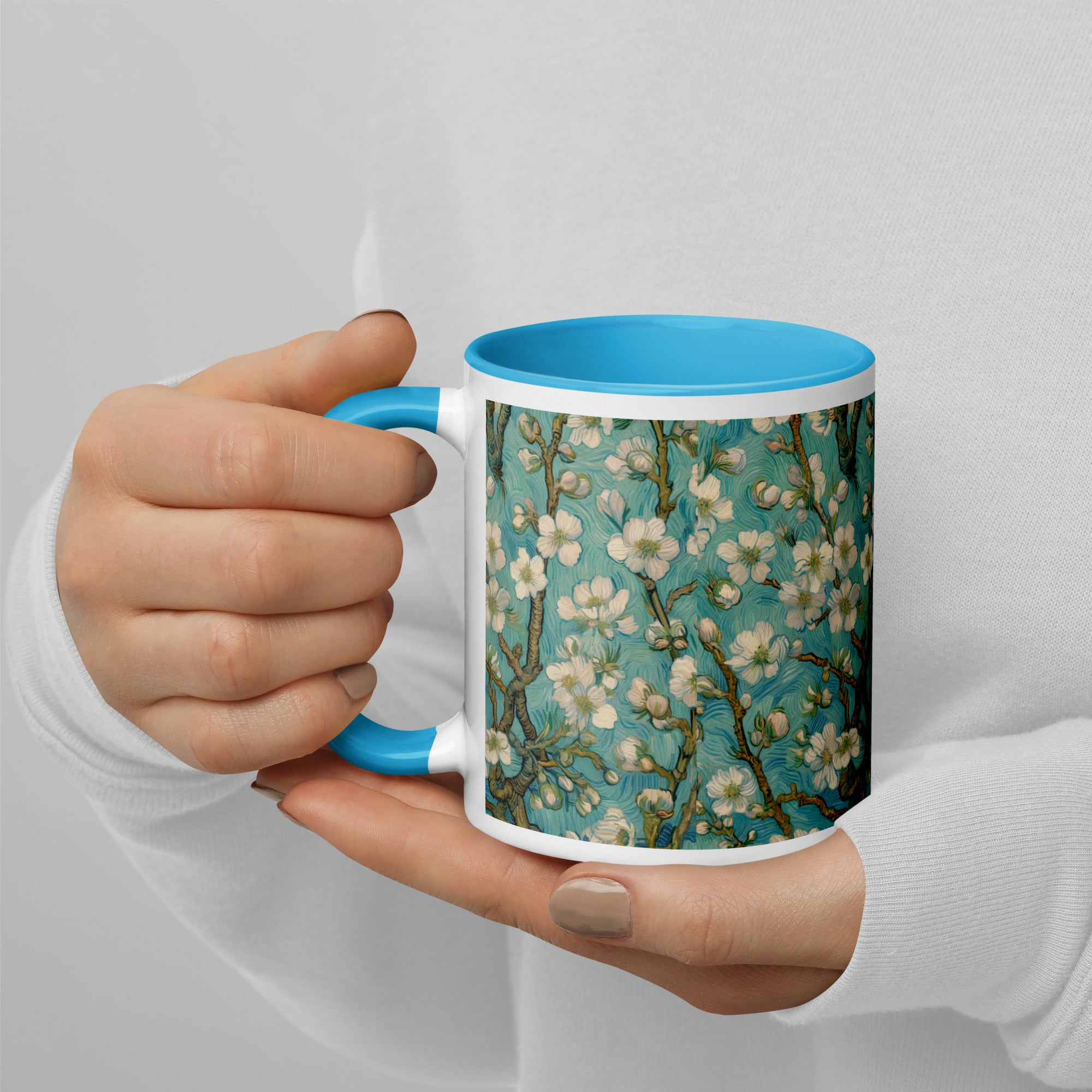 Keramiktasse „Mandelblüte“ von Vincent van Gogh, berühmtes Gemälde | Hochwertige Kunsttasse