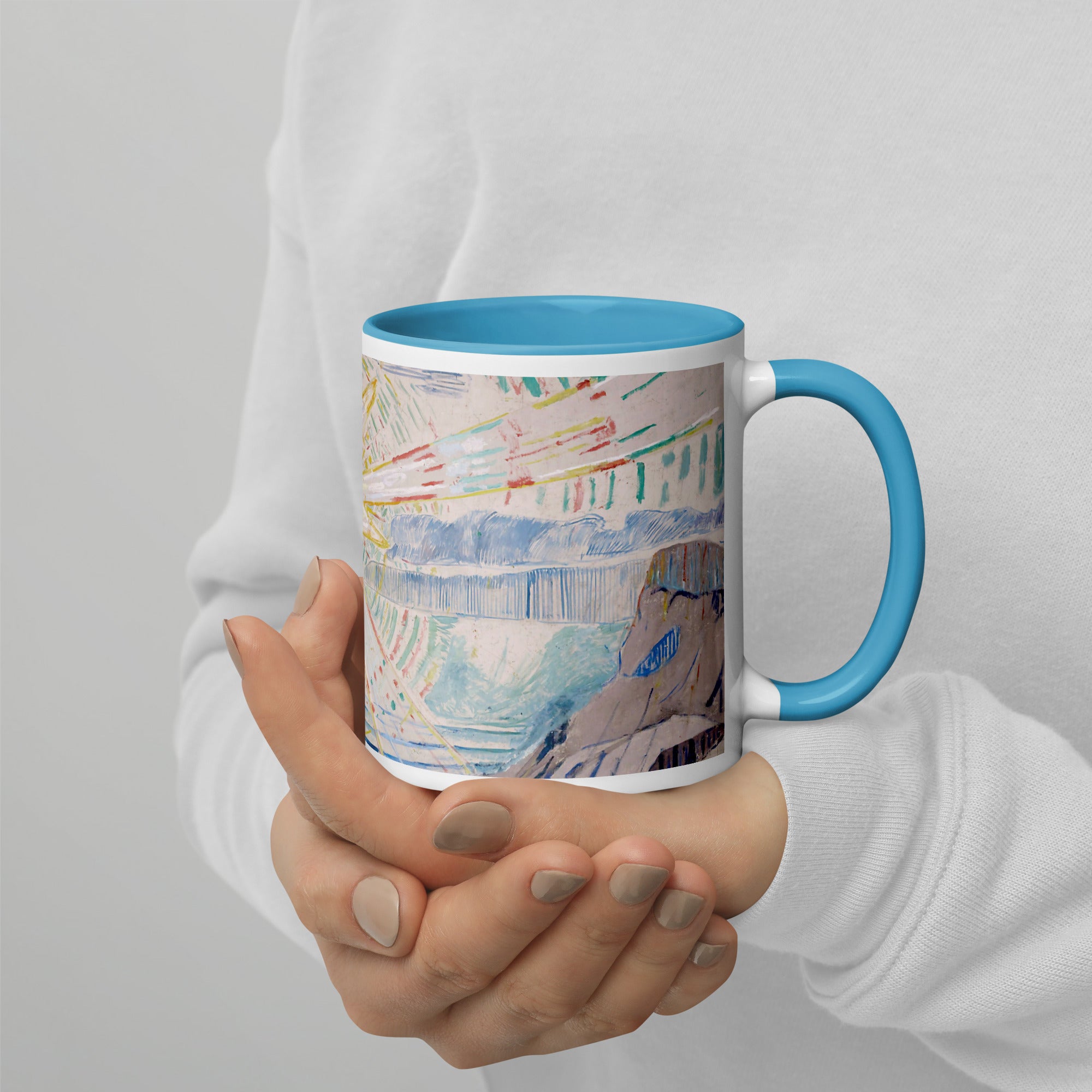 Edvard Munch 'The Sun' Famous Painting Ceramic Mug | Premium Art Mug