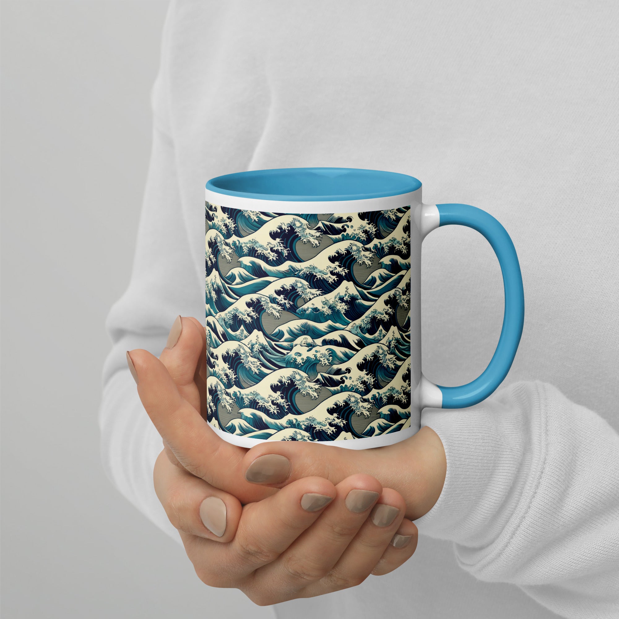 Hokusai 'The Great Wave off Kanagawa' Famous Painting Ceramic Mug | Premium Art Mug