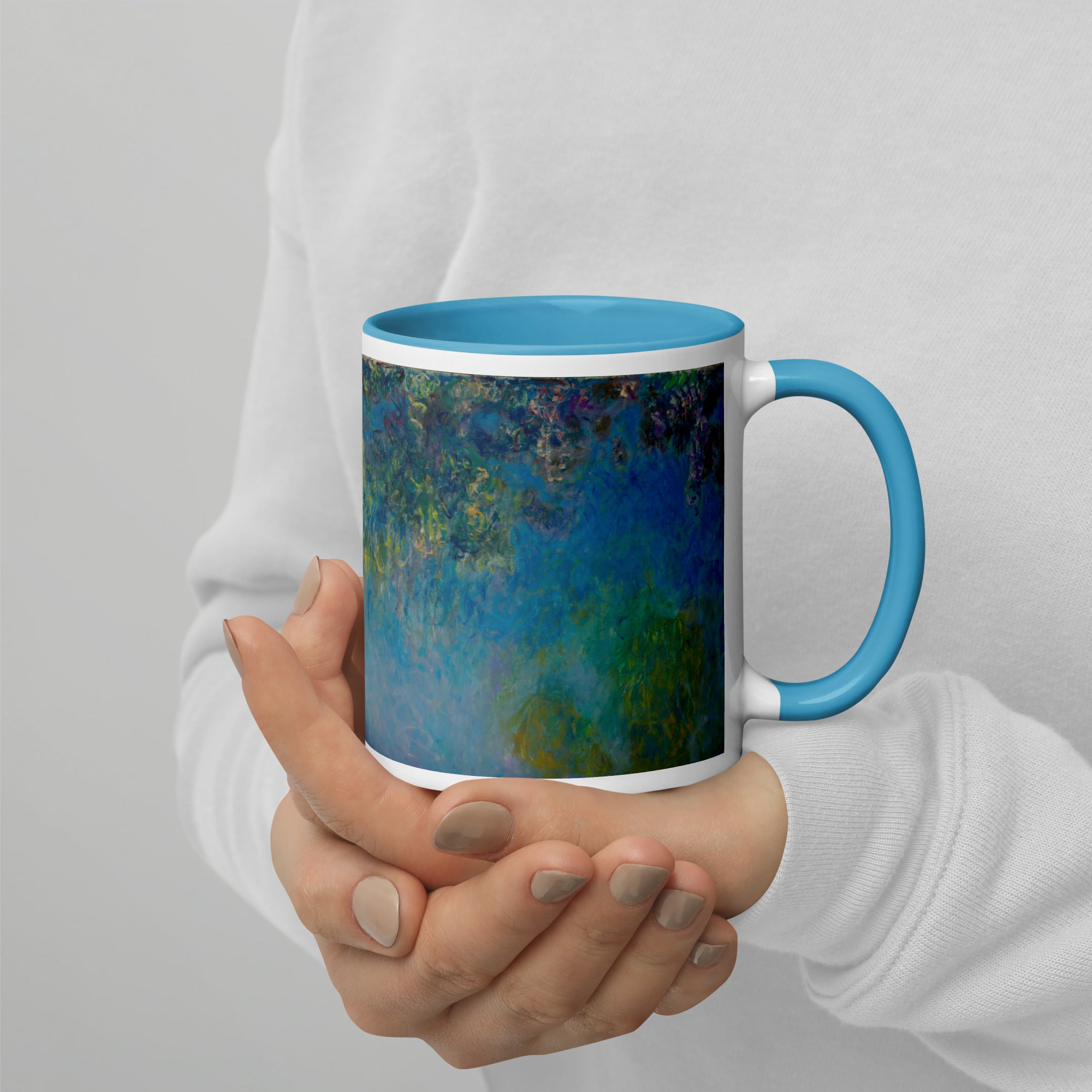 Keramiktasse „Wisteria“ von Claude Monet, berühmtes Gemälde | Hochwertige Kunsttasse