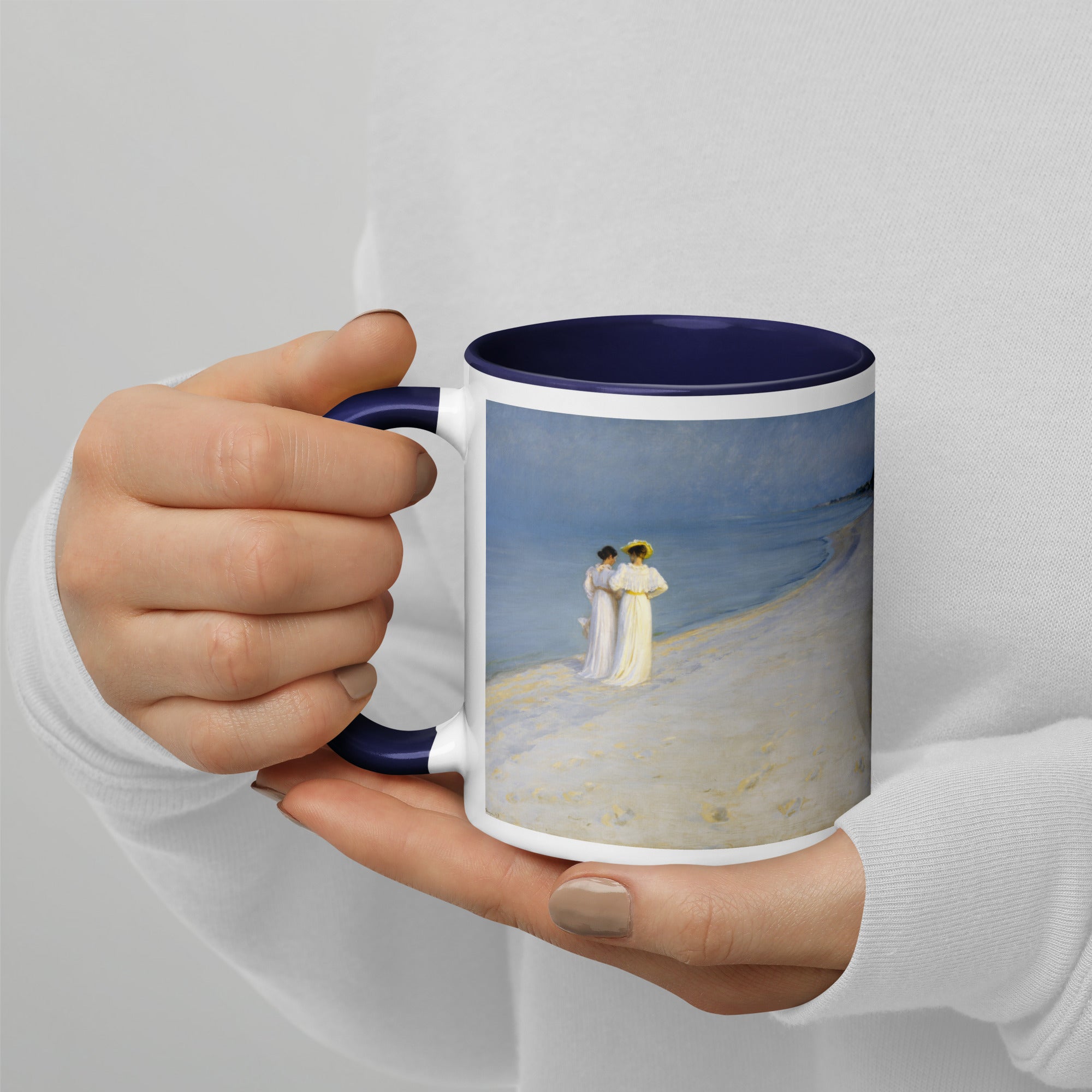 P.S. Krøyer 'Summer Evening on Skagen's Southern Beach' Famous Painting Ceramic Mug | Premium Art Mug