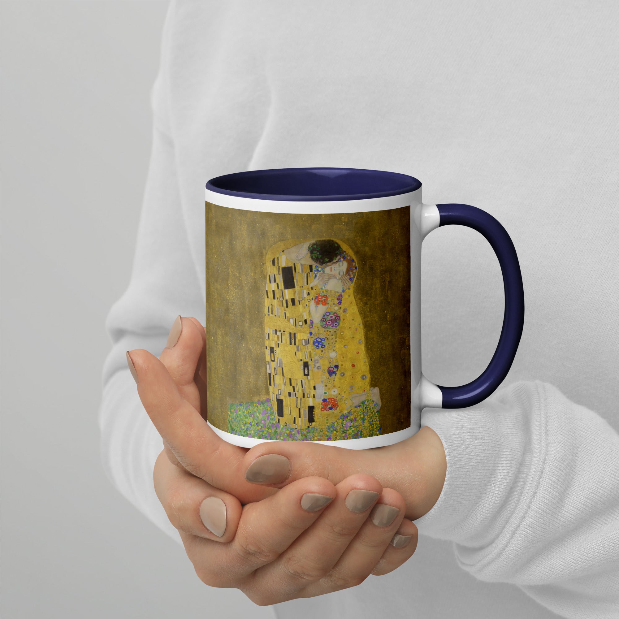 Gustav Klimt 'The Kiss' Famous Painting Ceramic Mug | Premium Art Mug