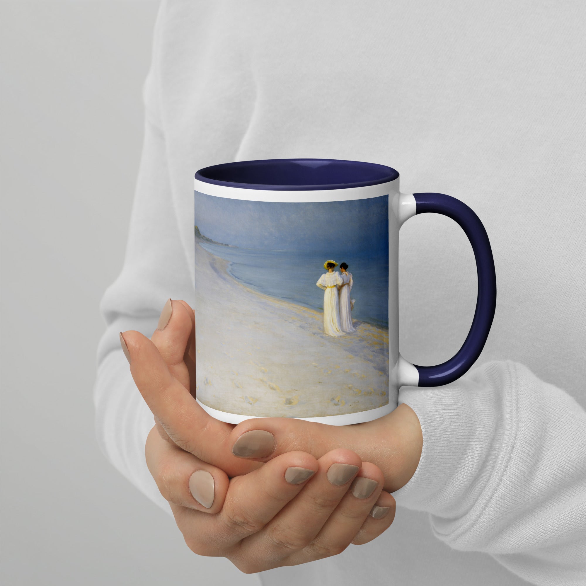 P.S. Krøyer 'Summer Evening on Skagen's Southern Beach' Famous Painting Ceramic Mug | Premium Art Mug