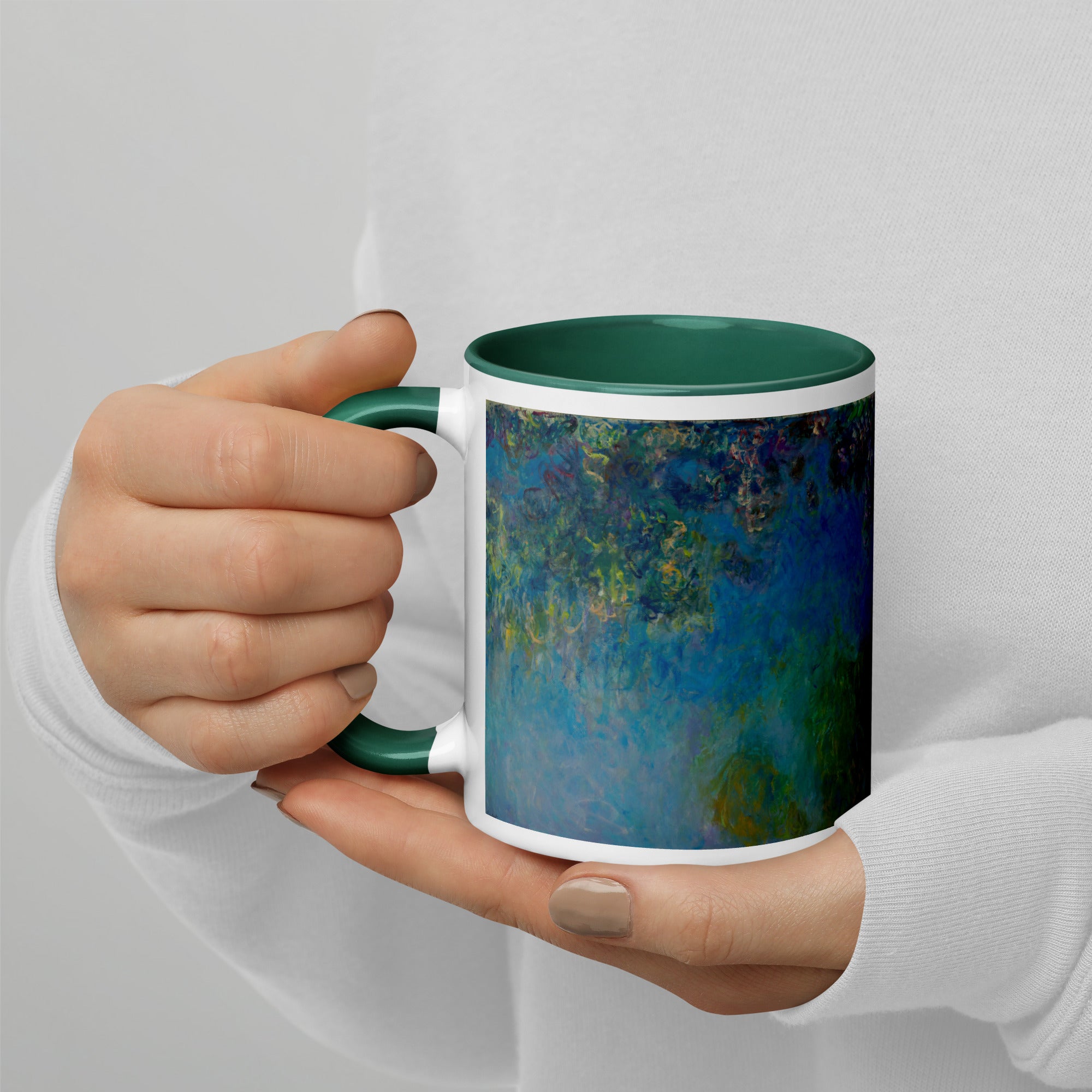 Keramiktasse „Wisteria“ von Claude Monet, berühmtes Gemälde | Hochwertige Kunsttasse